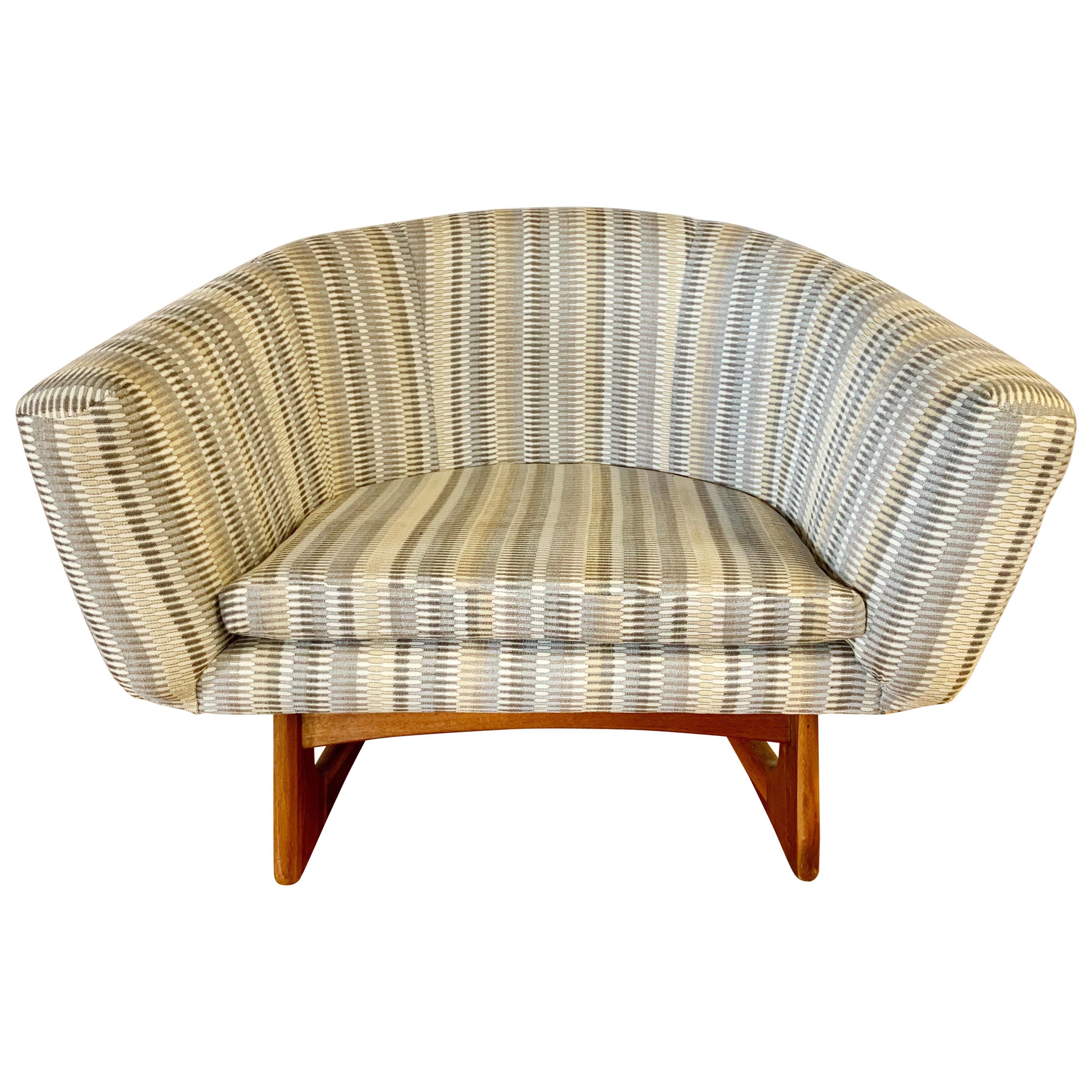 Mid-Century Modern Iconic Adrian Pearsall Lounge Chair with New Upholstery