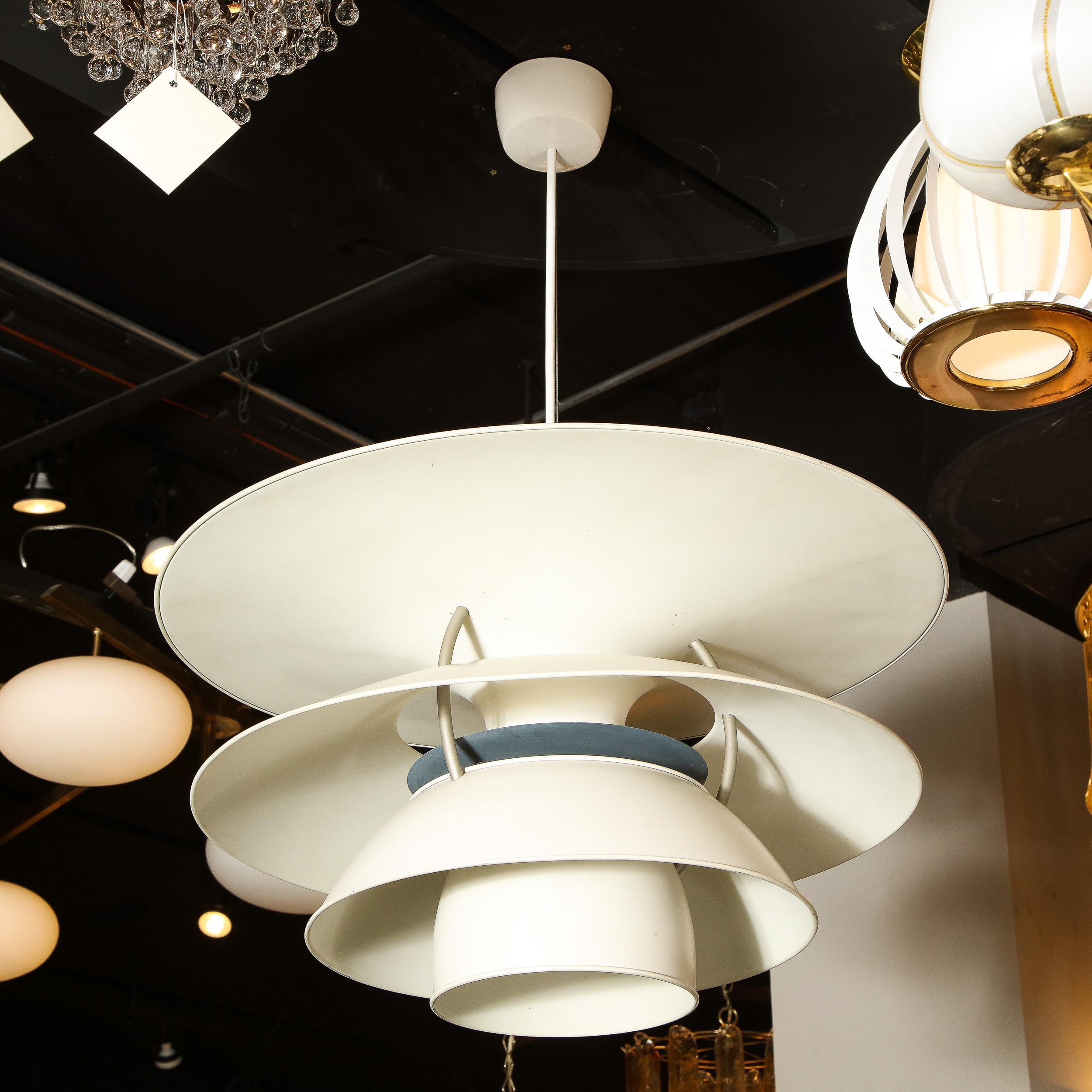 Mid-Century Modern Iconic PH5-4 1/2 Pendent by Poul Henningsen for Louis Poulsen In Excellent Condition In New York, NY