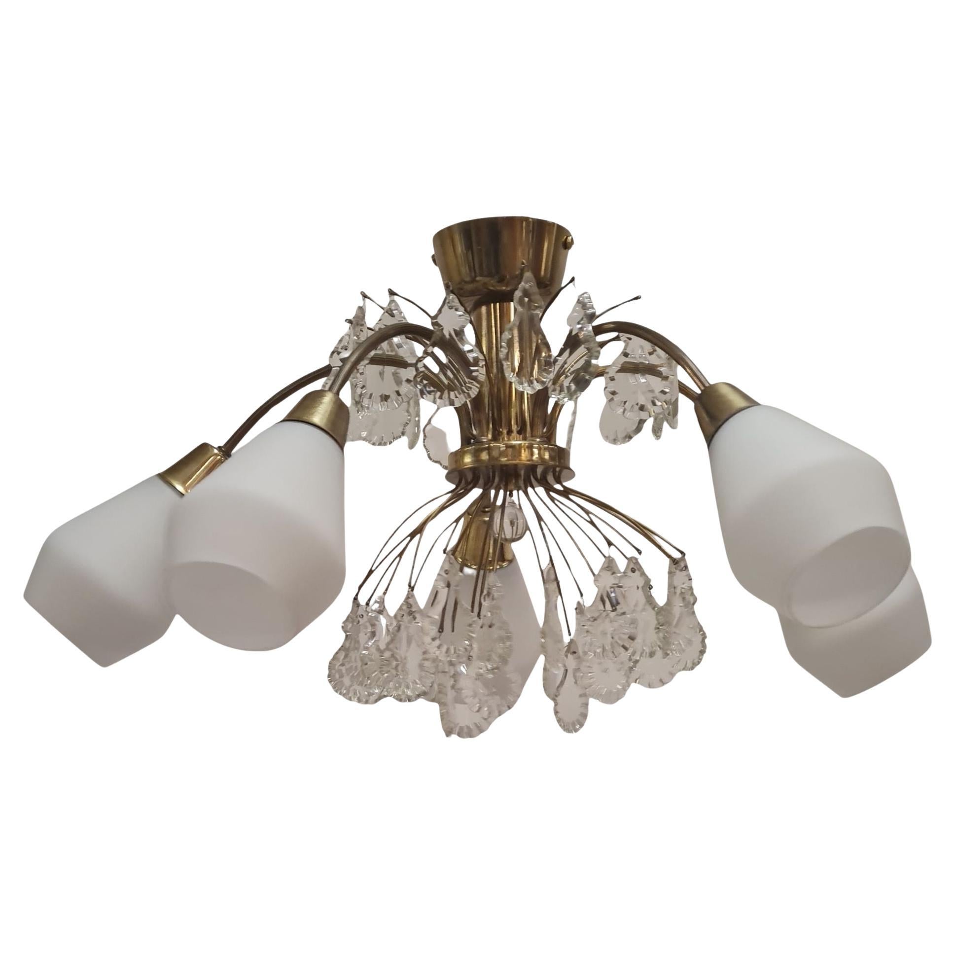 Lampada da soffitto Idman moderna di metà secolo modello K1-15, Maria Lindemann, anni '50