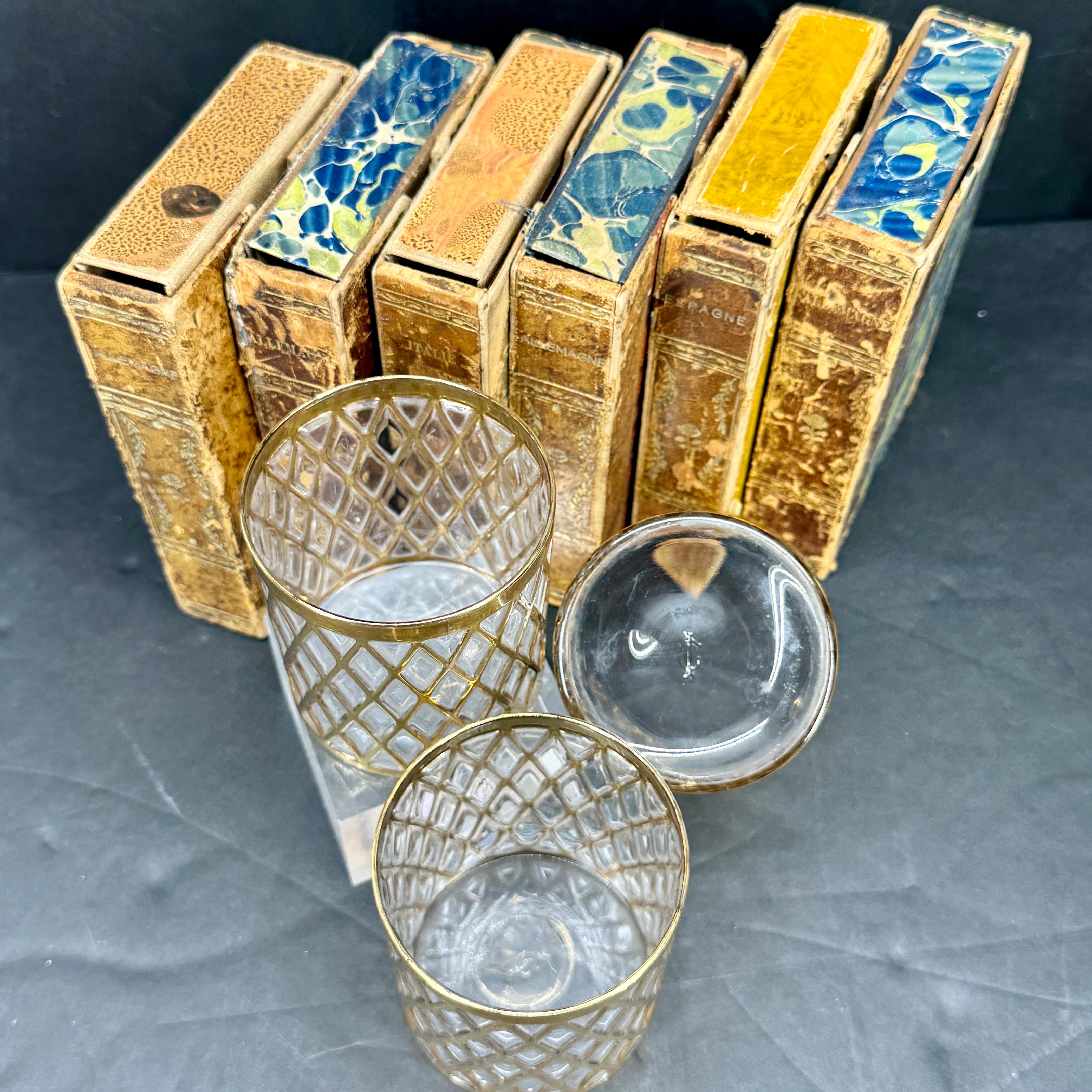 Mid-Century Modern Imperial Glass Set of 3 Whiskey Glasses For Sale 6