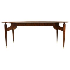 mollino chandelier Vintage Mid-Century Modern in the Style of Carlo Mollino Italian Dining Table