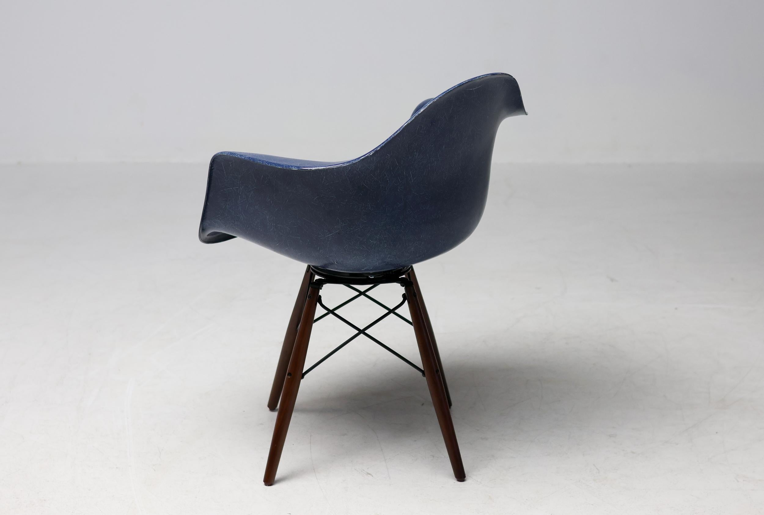 American Mid Century Modern Indigo Blue Charles Eames 