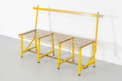 Mid-Century Modern Industrial Bench