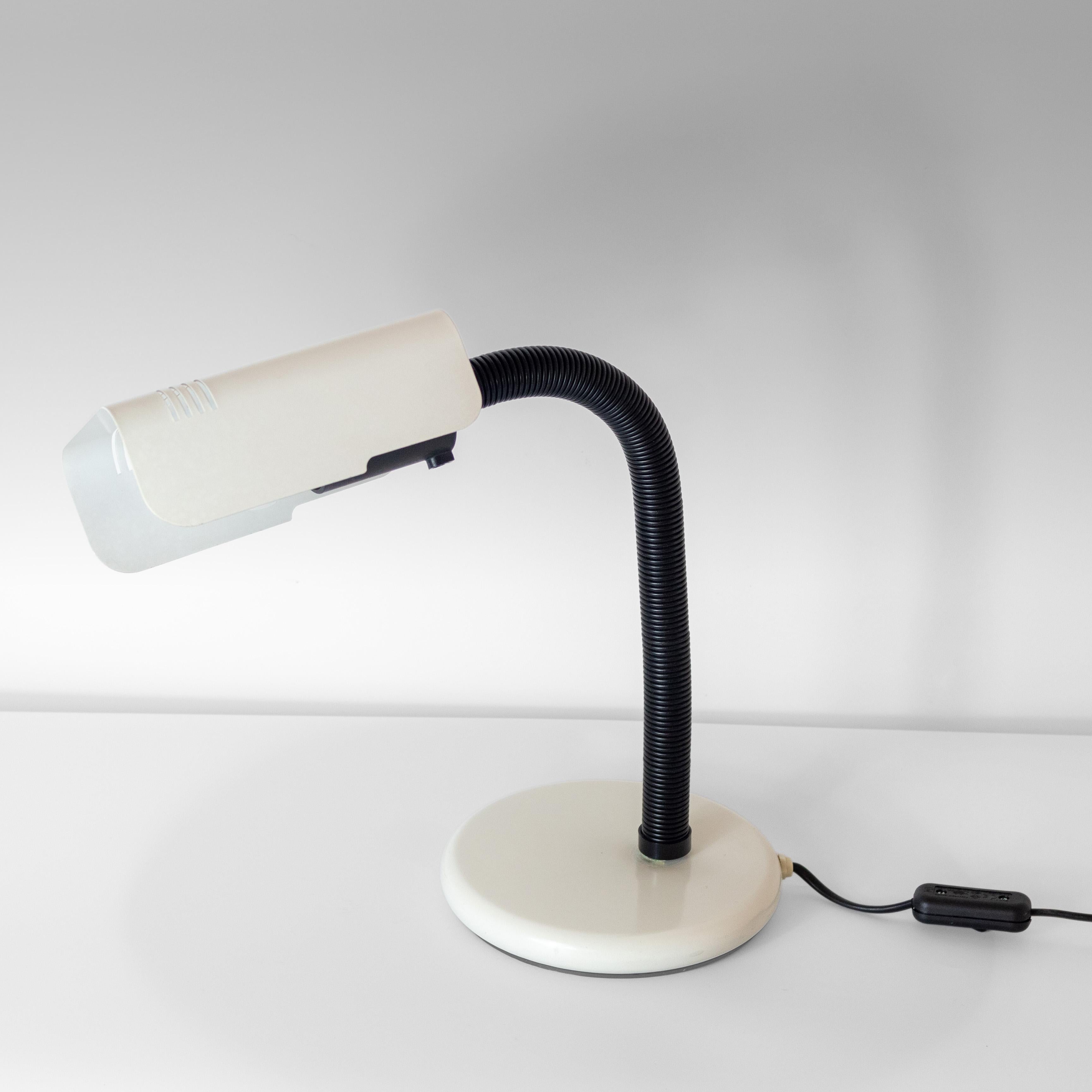 Mid-Century Modern Mid Century Modern Industrial Desk Lamp, Gino Sarfatti for Targetti, Italy 1970 For Sale
