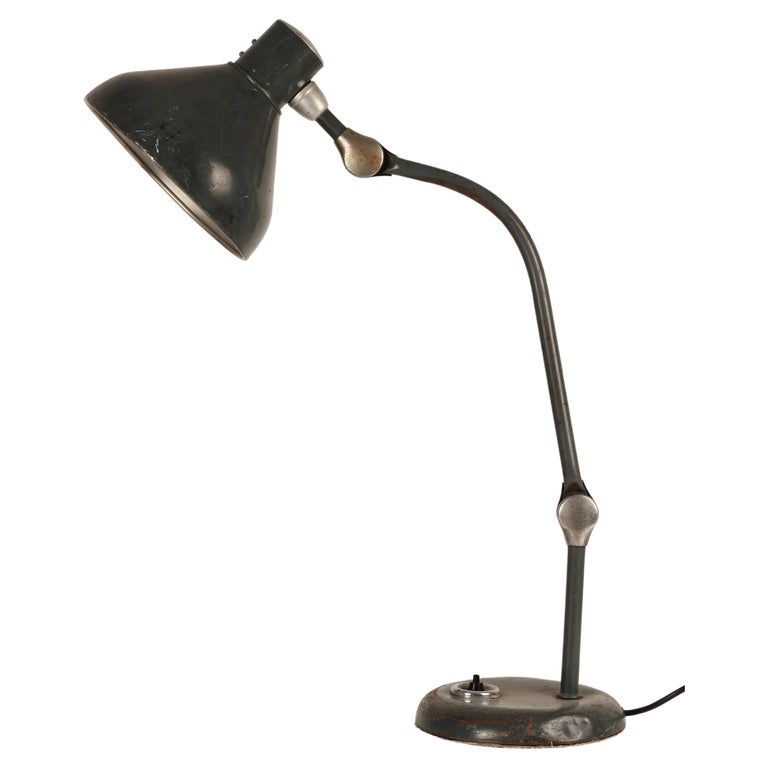 MidCentury Modern Industrial Fully Adjustable Table or Desk Lamp For