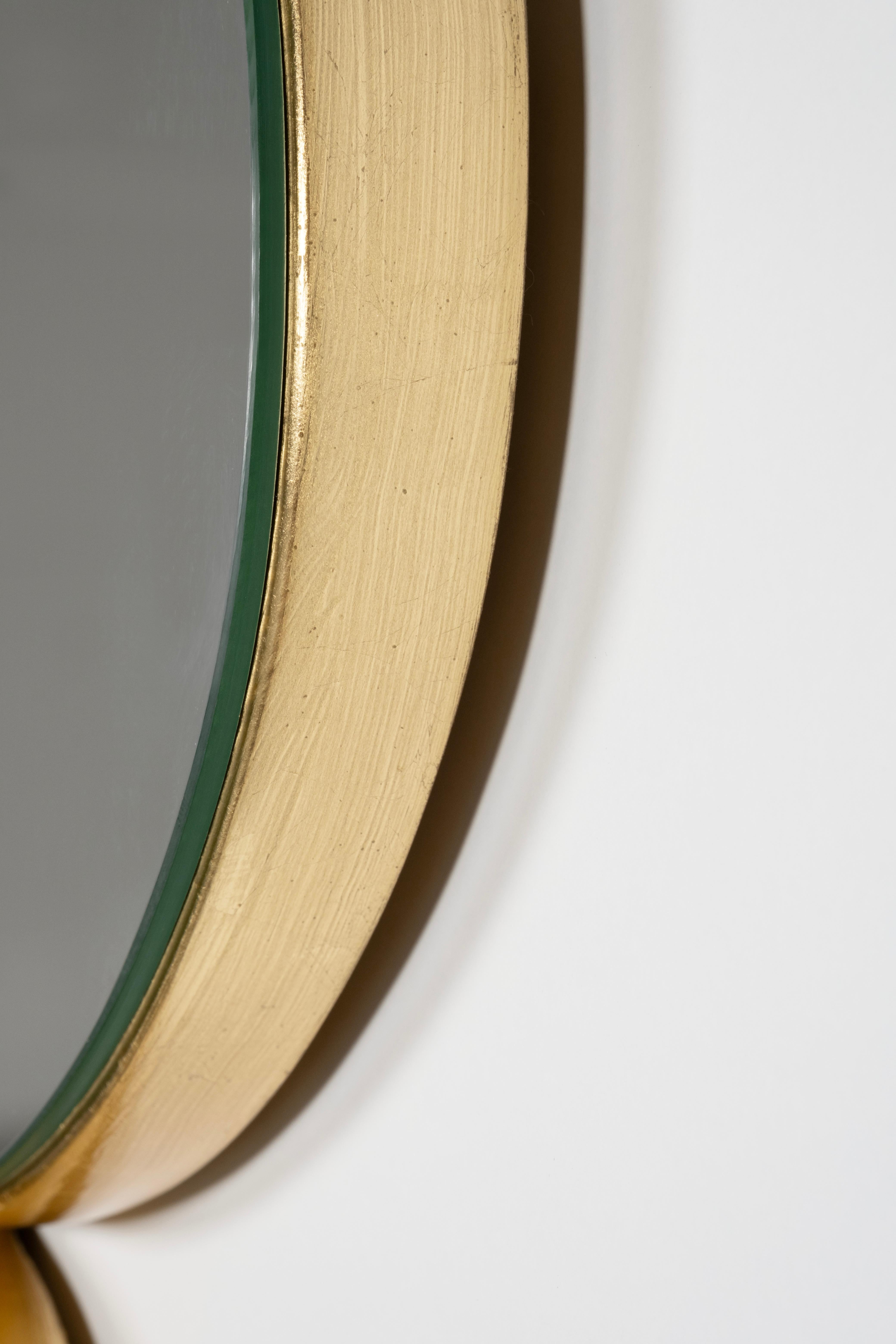 Espejo de pared Infinito moderno de mediados de siglo, pan de oro, hecho a mano por Greenapple Portugués en venta