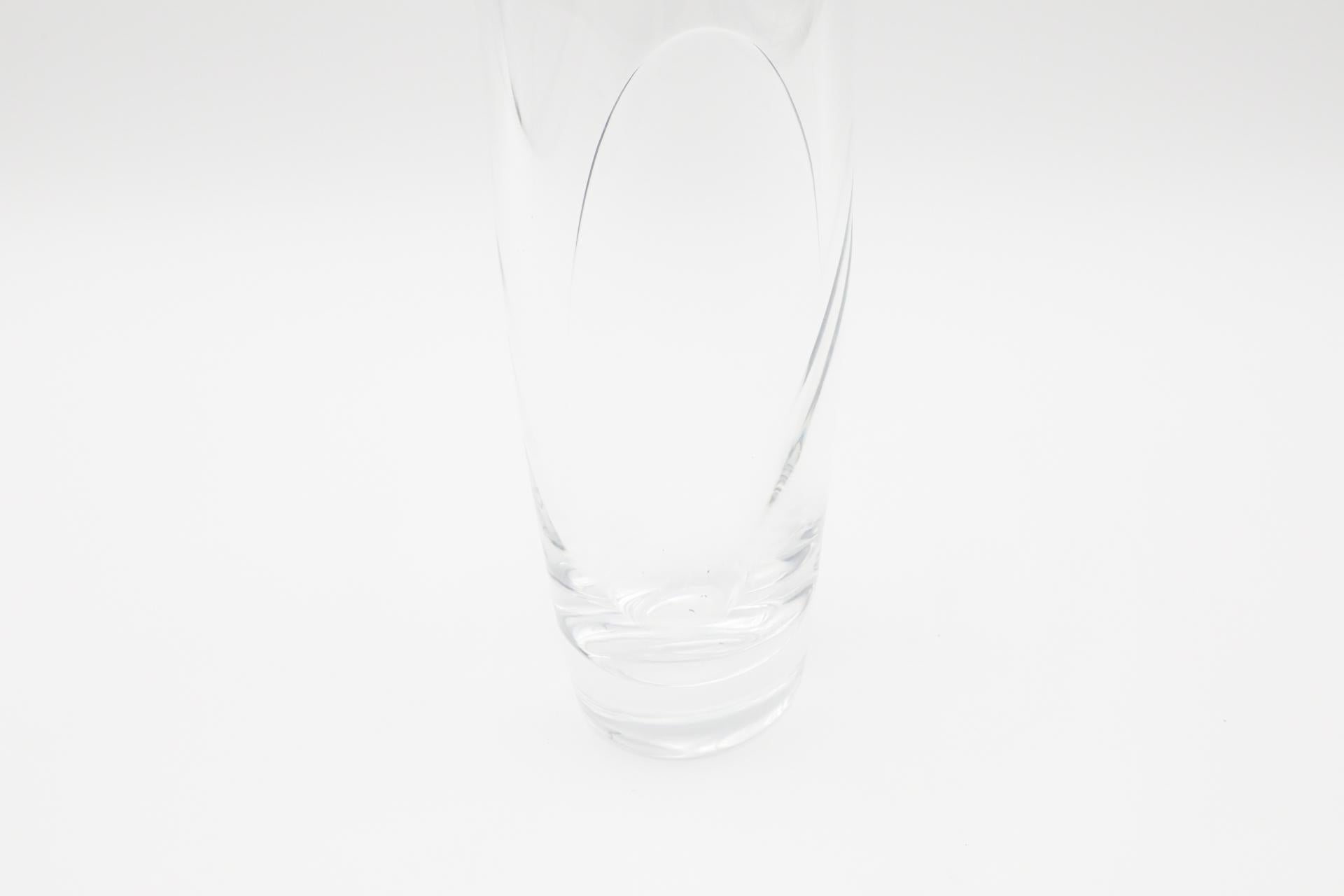 Vaso di cristallo di metà secolo Ingeborg Lundin per Orrefors, 1960 in vendita 3