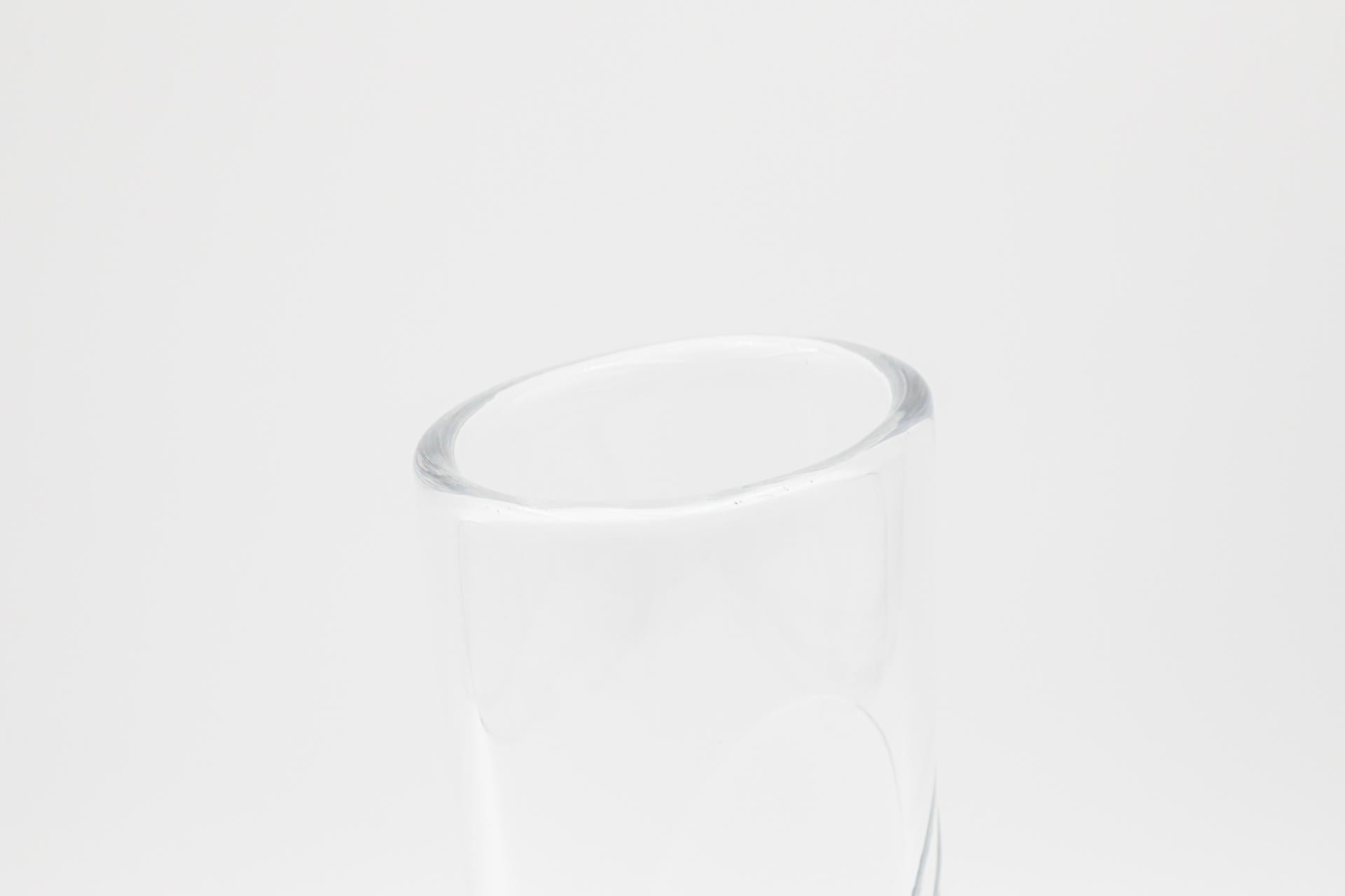 XX secolo Vaso di cristallo di metà secolo Ingeborg Lundin per Orrefors, 1960 in vendita