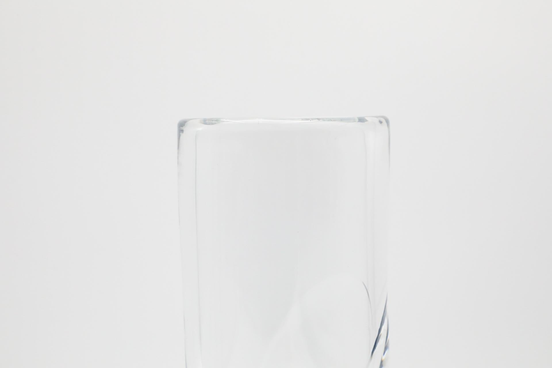 Cristallo Vaso di cristallo di metà secolo Ingeborg Lundin per Orrefors, 1960 in vendita