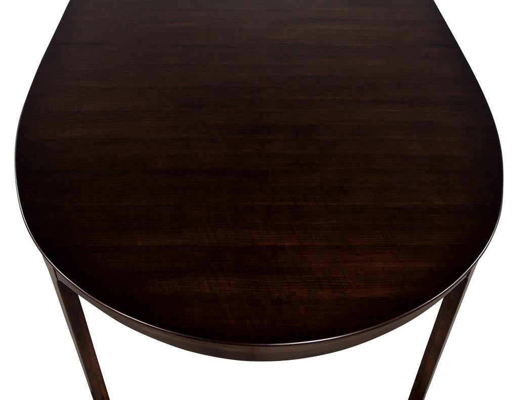 Mid-Century Modern Inspired American Walnut Dining Table 11