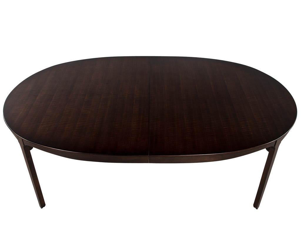 Contemporary Mid-Century Modern Inspired American Walnut Dining Table