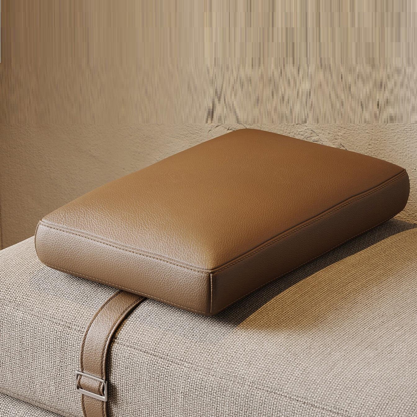 Modernes Holz und gepolstertes Daybed aus der Jahrhundertmitte - Mondo Design Studio im Angebot 3