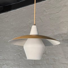 Mid Century Modern Intersecting Disc Pendant Light