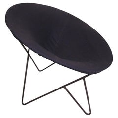 Mid-Century Modern Iron Hoop Lounge Chair, circa 1955