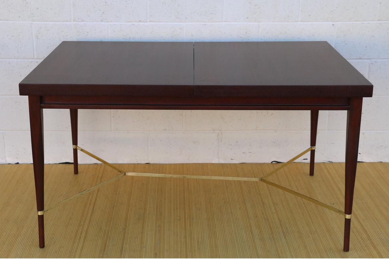 Brass Mid-Century Modern “Irwin Collection” Dining Table by Paul McCobb for Calvin For Sale