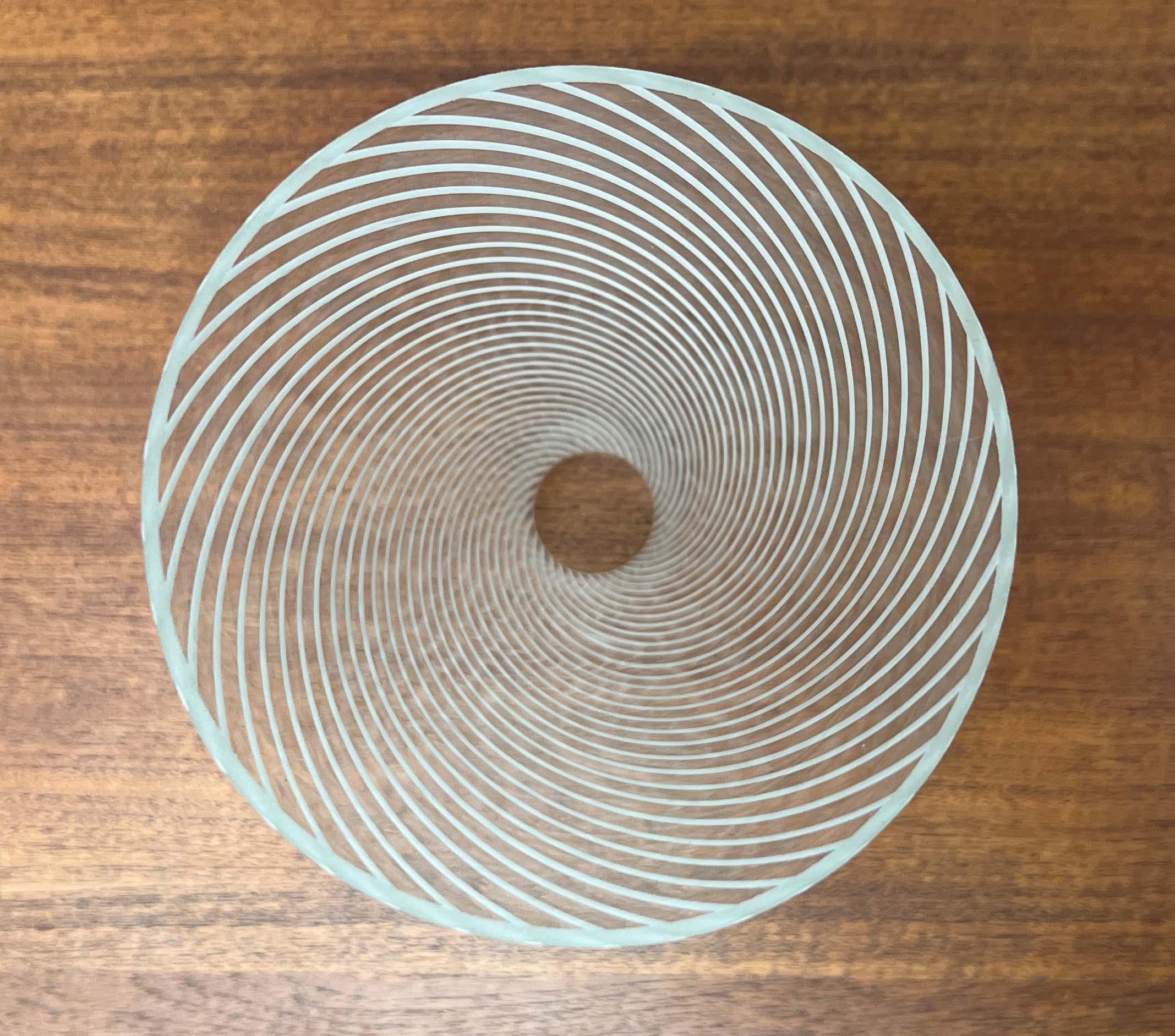 XX secolo Ciondoli in vetro a vortice dell'isola moderna di metà secolo A.F. Gangkofner Peill & Putzler in vendita