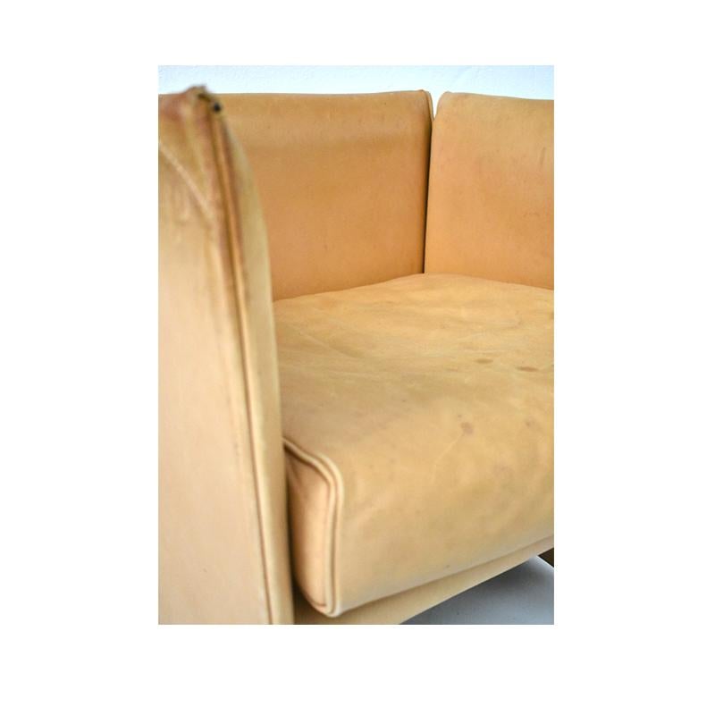 Moderner italienischer Sessel aus der Mitte des Jahrhunderts, 1970er Jahre, Design von Mario Bellini für Cassina  im Zustand „Gut“ im Angebot in Milan, IT
