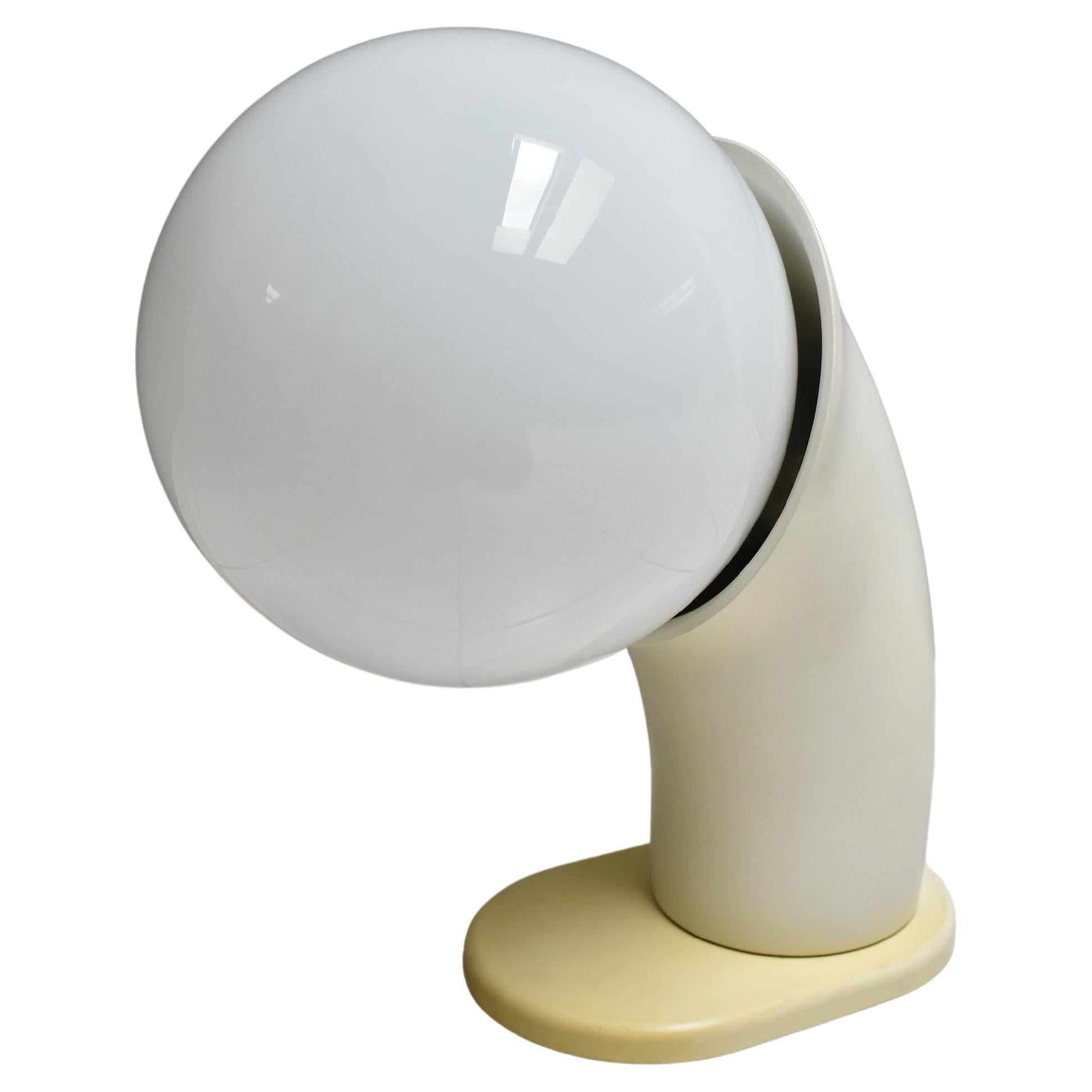 Mid-Century Modern Italian, 1970s Italian Lamp with Spherical Diffuser