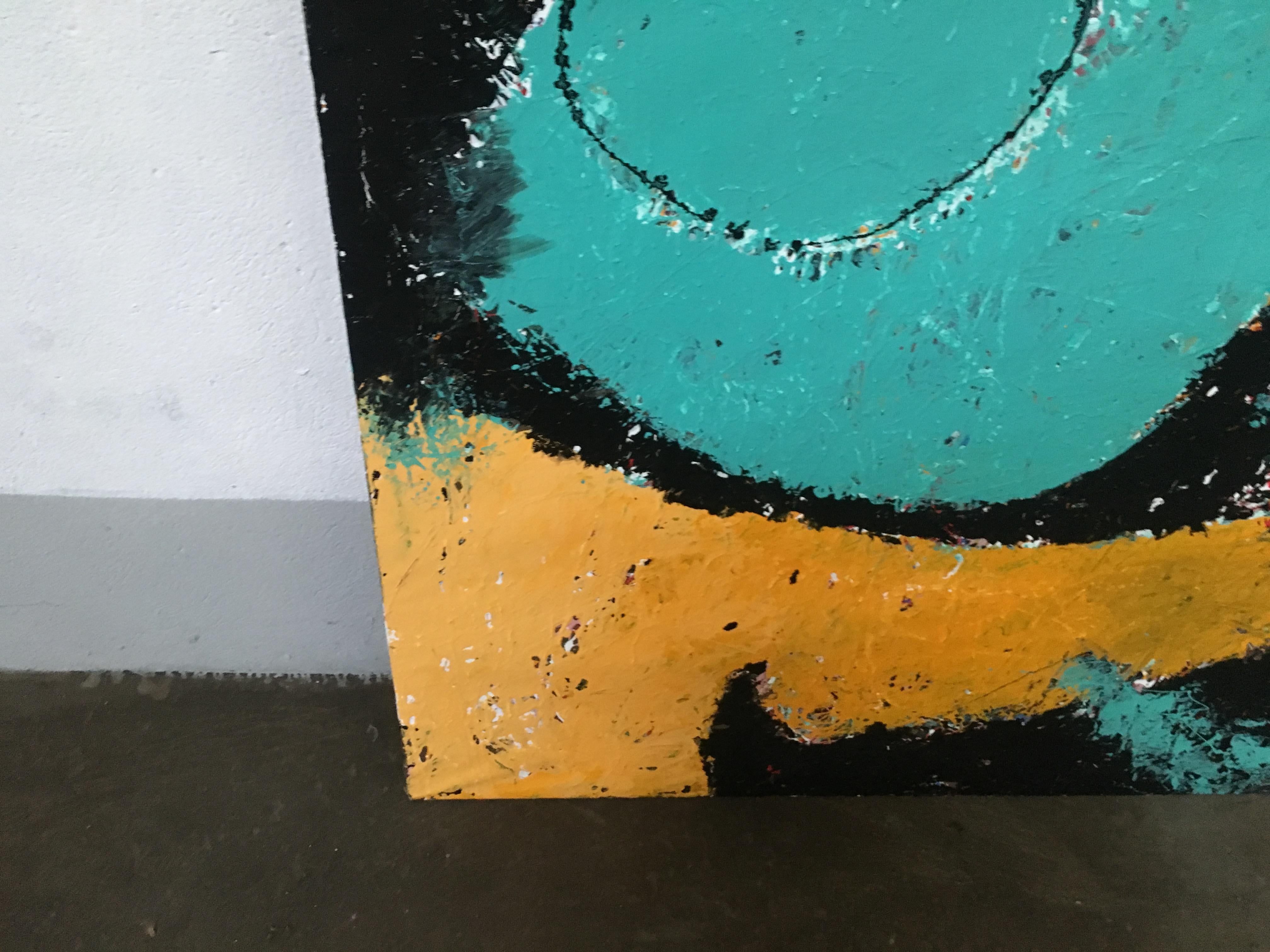 Mid-Century Modern Italian Abstract Painting on Paper, 1970s In Good Condition For Sale In Prato, IT
