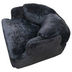 Mid-Century Modern Italian Alberto Rosselli Confidential Armchair for Saporiti