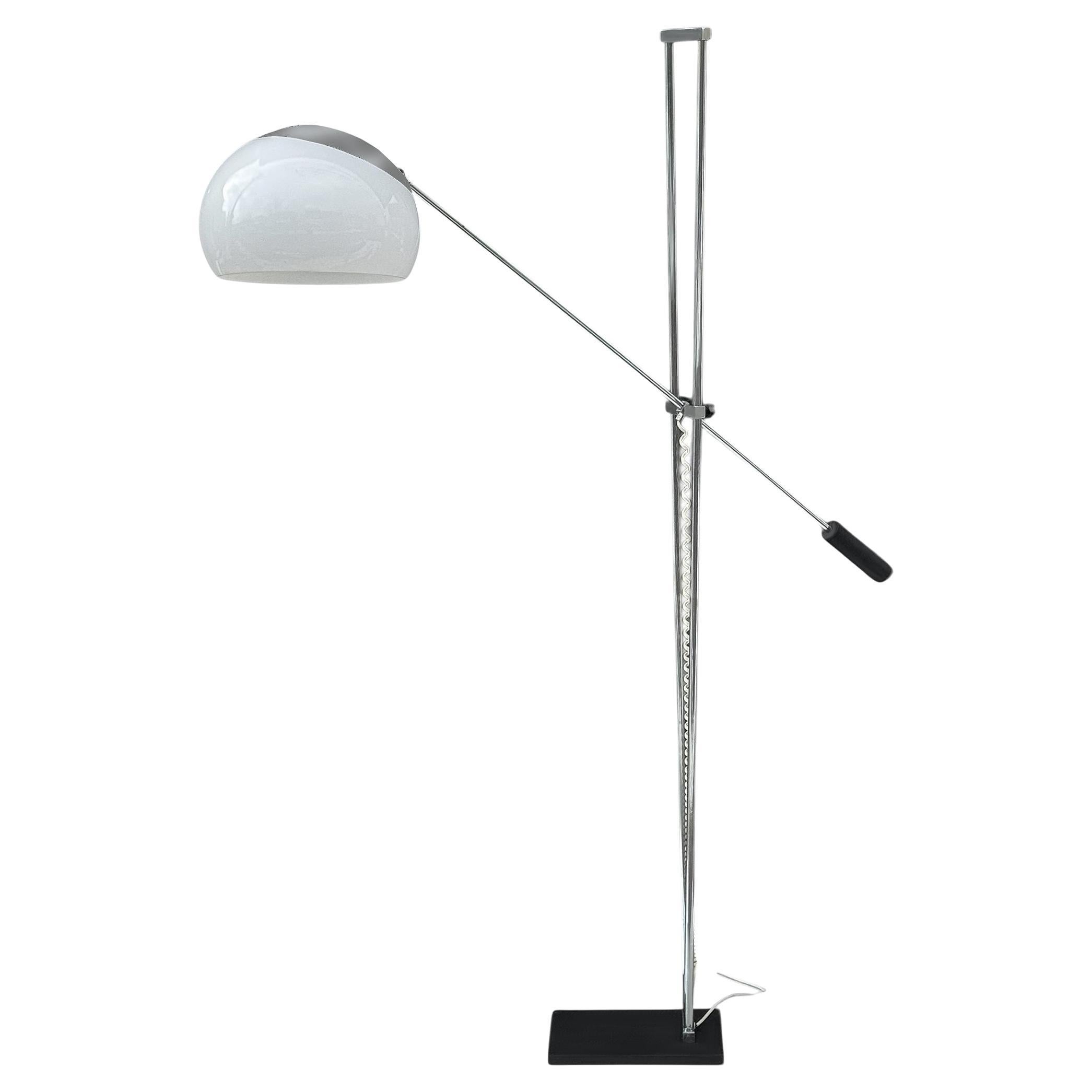 Mid-Century Modern Italian Articulating Floor Lamp by Stilnovo or Arredoluce