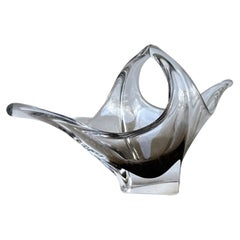 Cendrier italien The Modernsity en verre Murano noir, années 1960