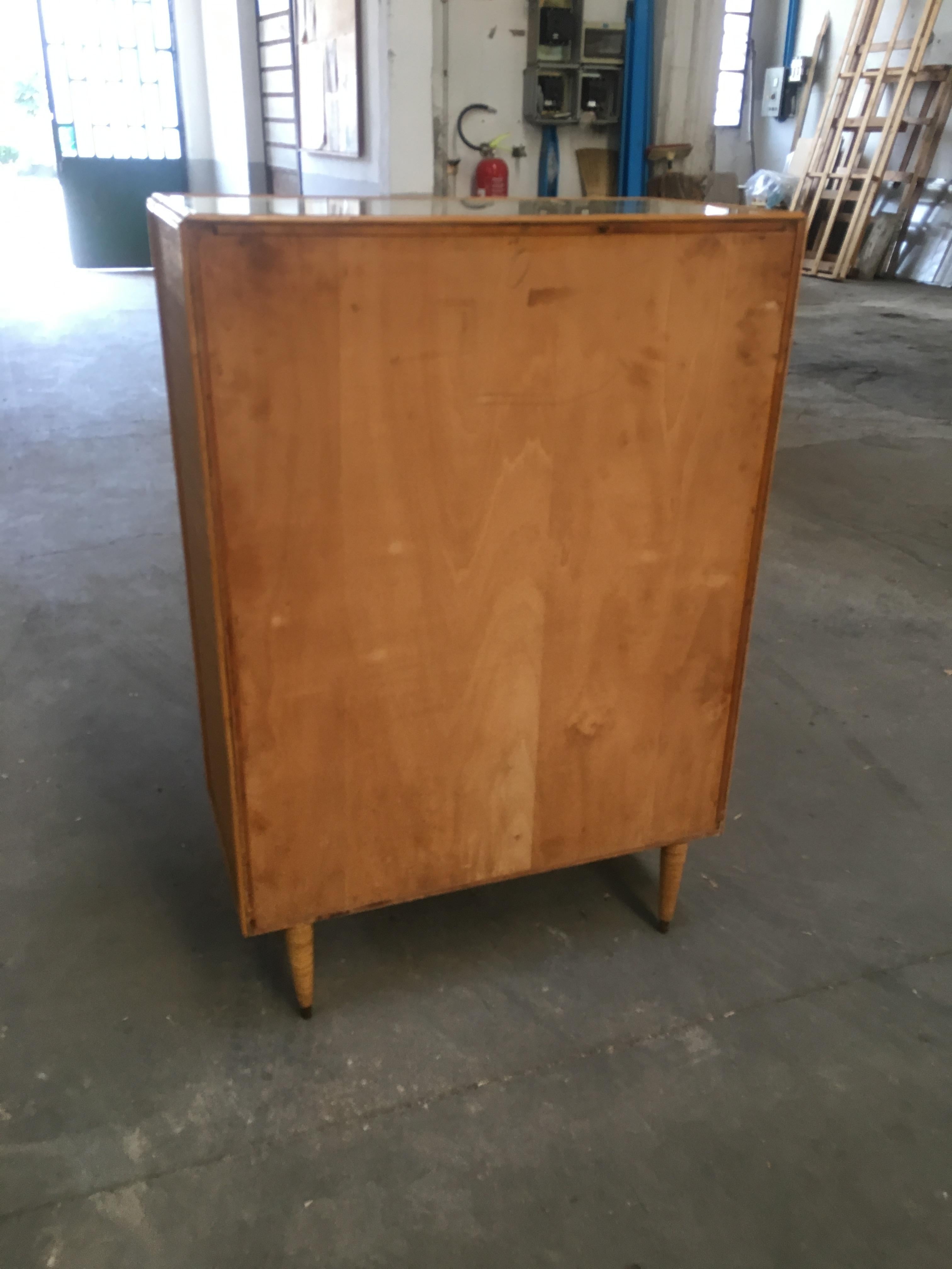Mid-Century Modern Italian Bamboo Chest of Drawers, 1970s 1