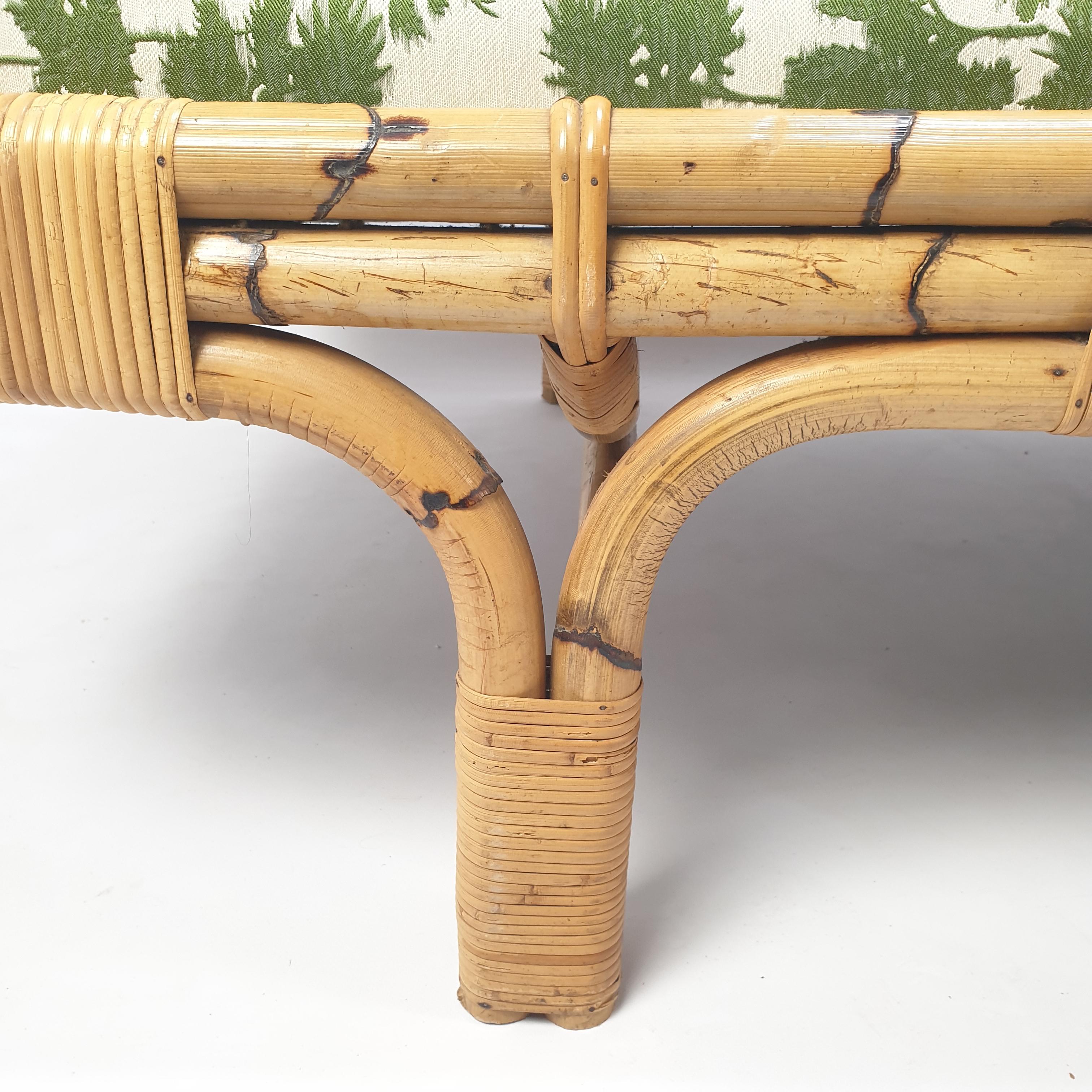 Mid-Century Modern Italian Bamboo Daybed, 1960s 10
