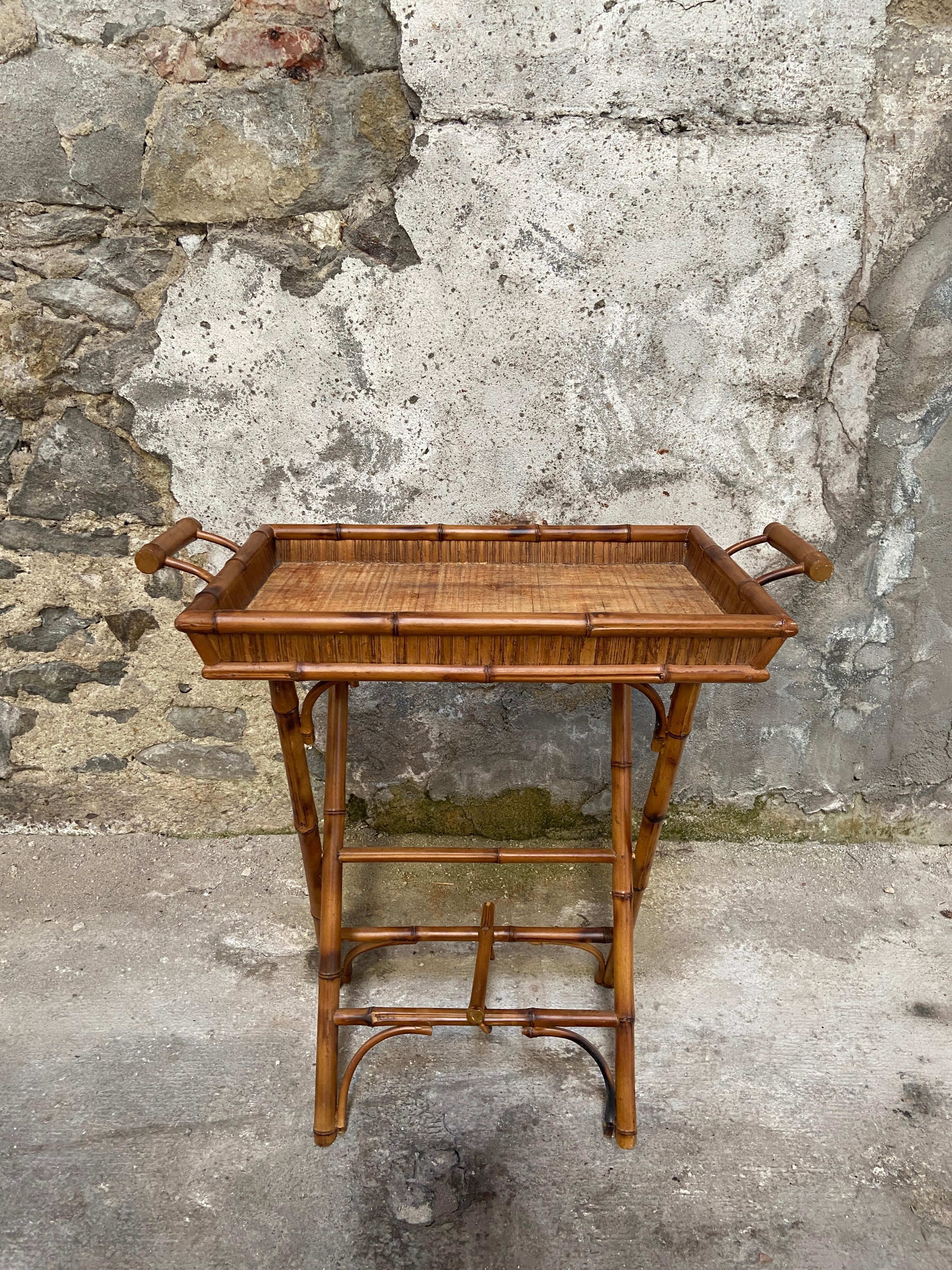 bamboo tray table