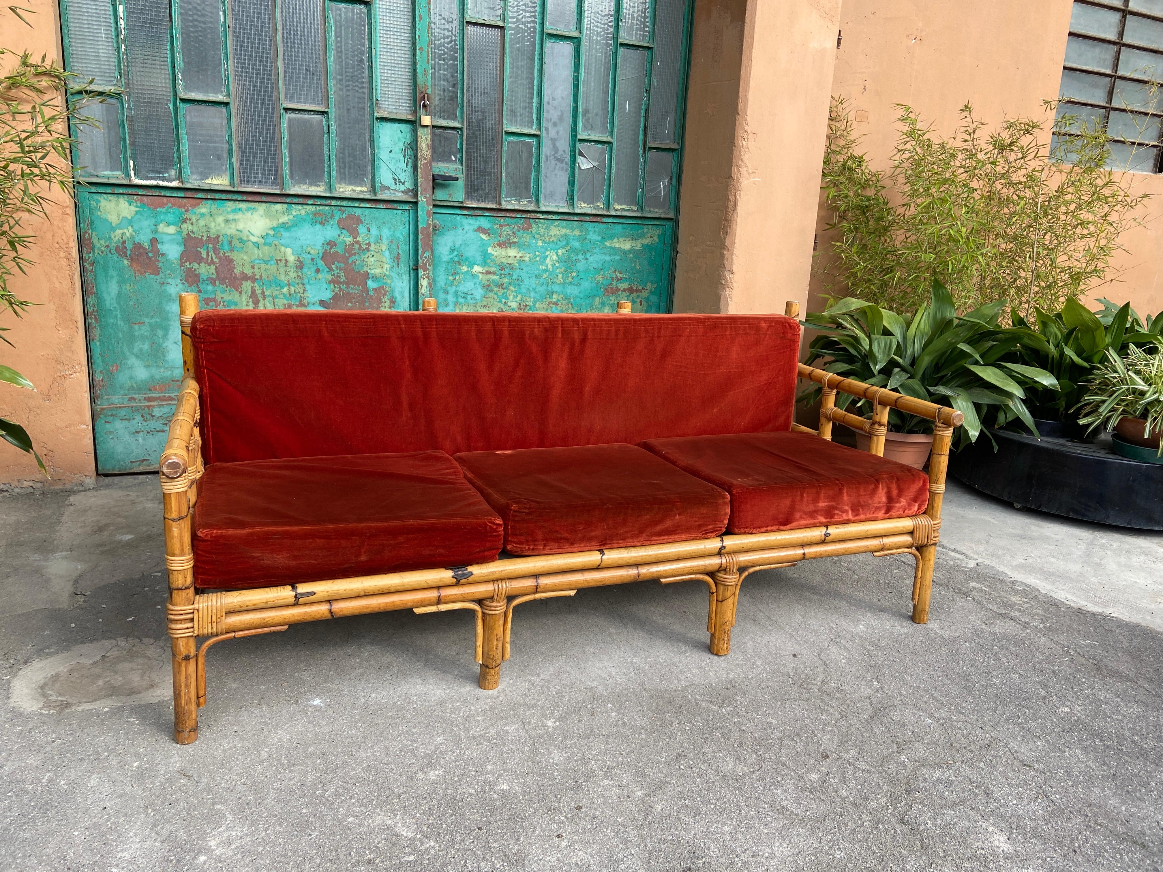 bamboo futon