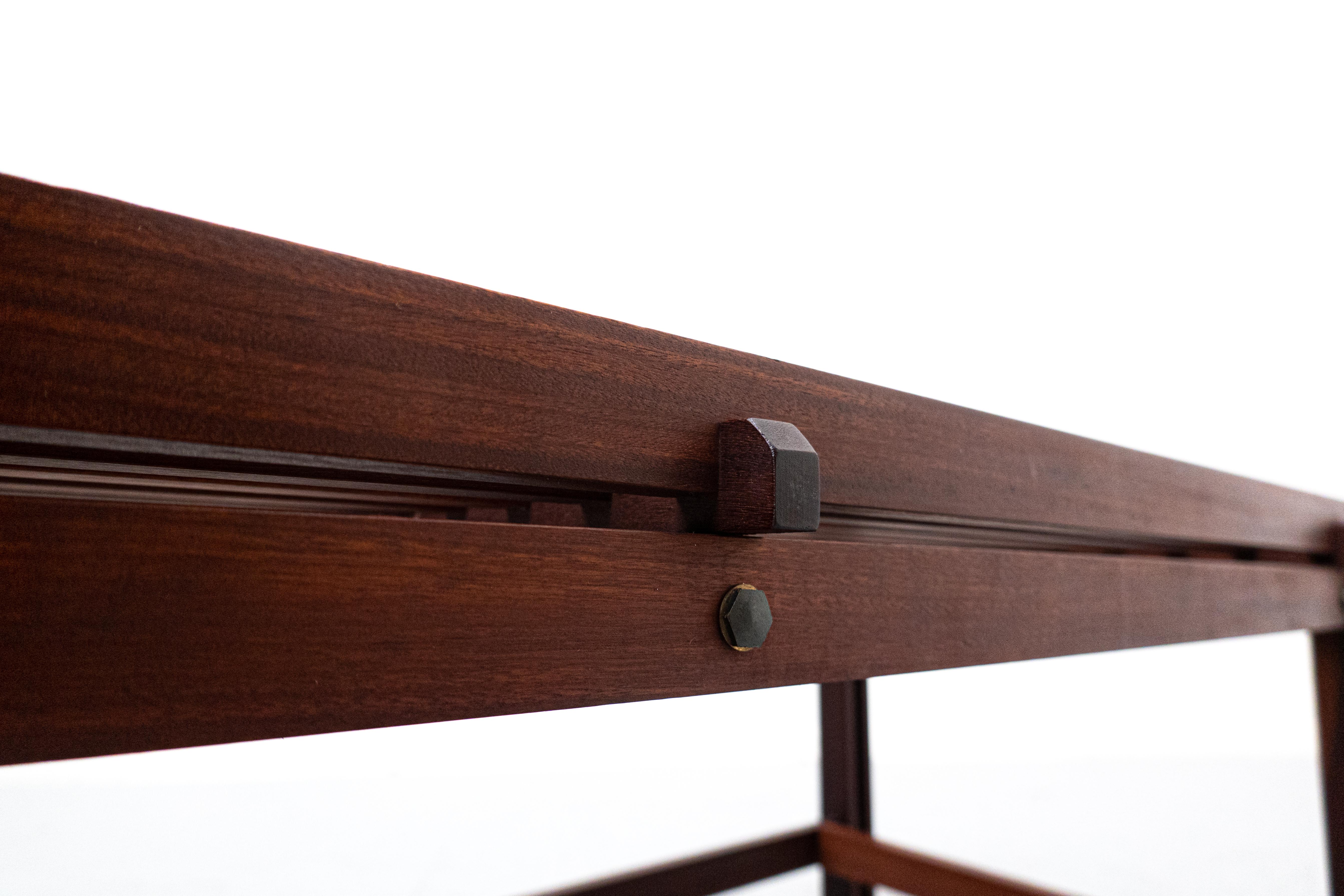 Mid-Century Modern Italian Bench, Teak, 1960s In Good Condition In Brussels, BE