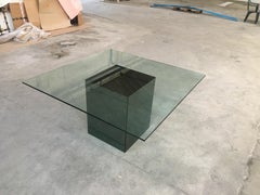 Tavolo "Blok" di Nanda Vigo per Acerbis, anni '70, Italia, metà del secolo scorso