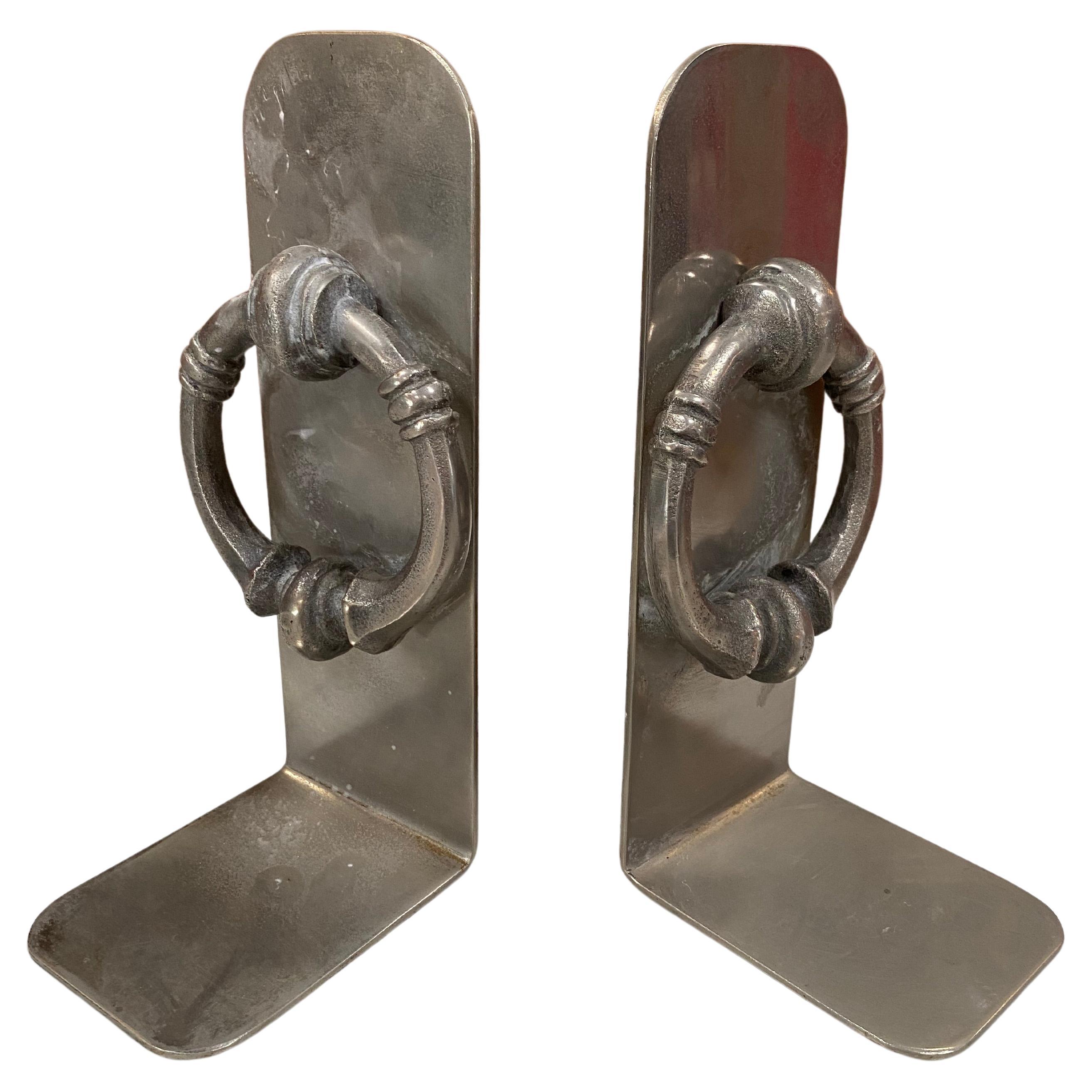 Mid-Century Modern Italian Bookends 1960s Set of 2 For Sale
