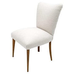 Petit fauteuil bouclé italien The Modernity, années 1950