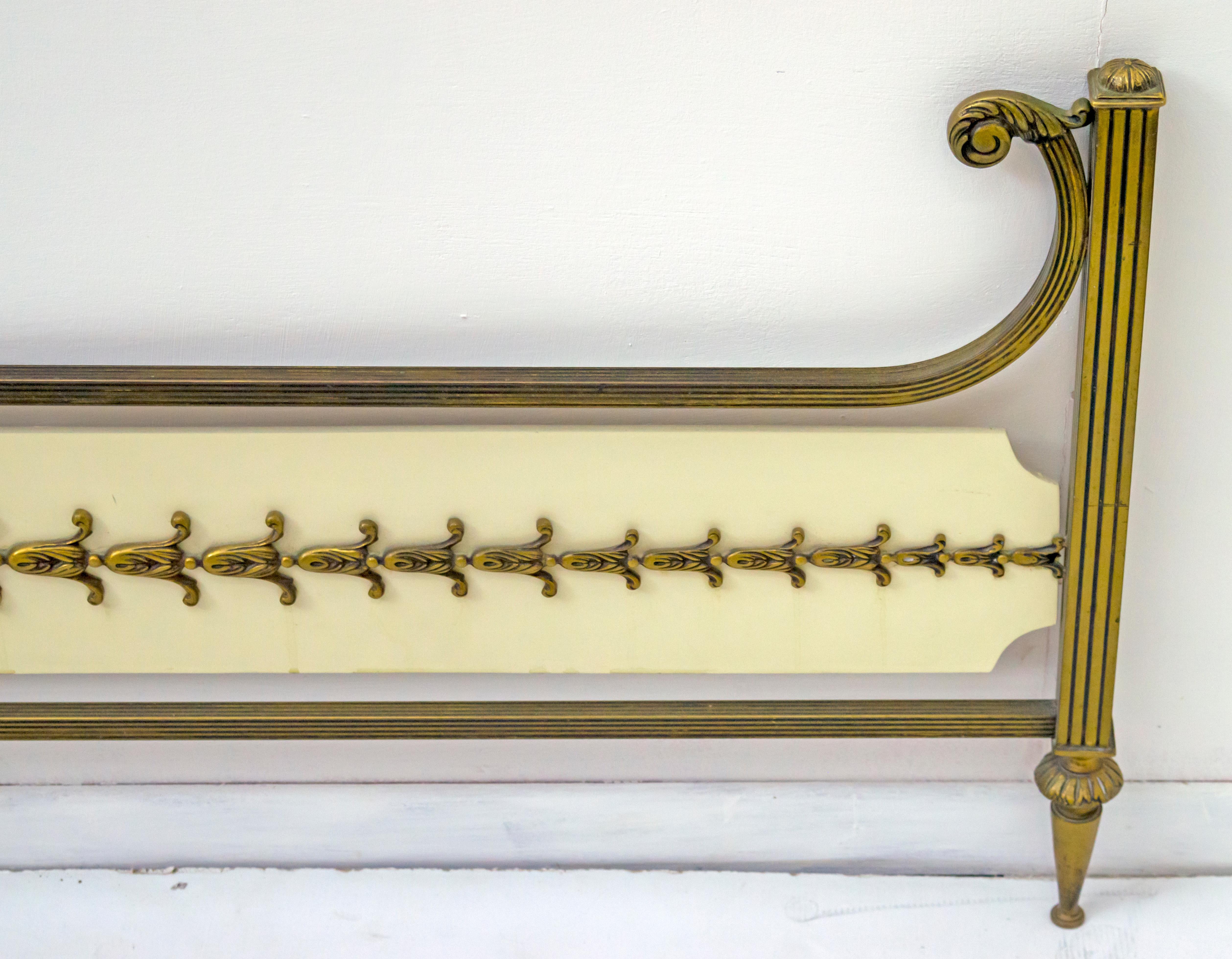 Mid-Century Modern Italian Brass Bed, 1960s 6