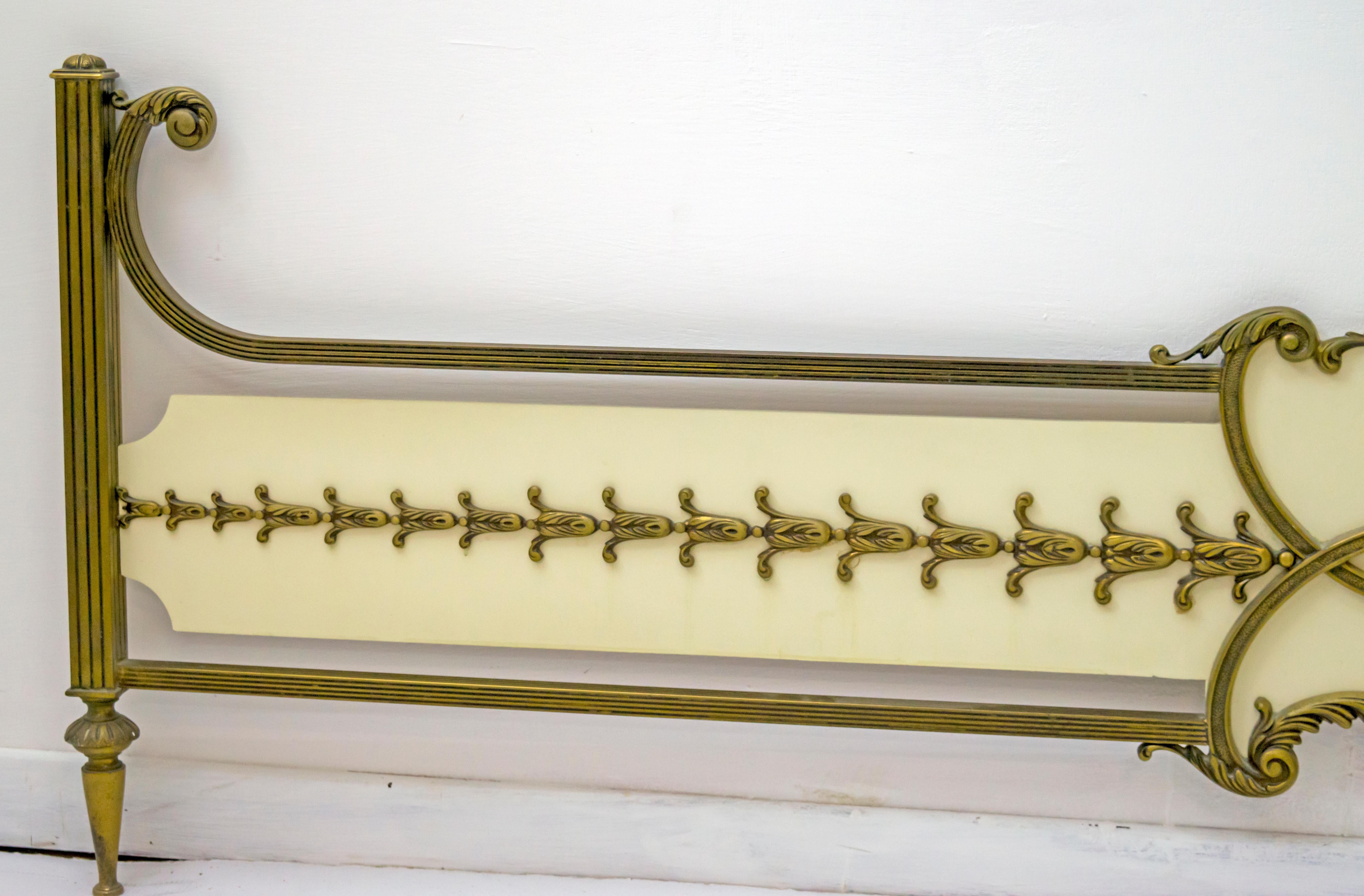 Mid-Century Modern Italian Brass Bed, 1960s 5