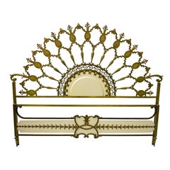 Mid-Century Modern Italian Brass Bed, 1960s