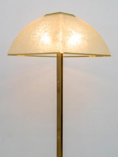 Lampadaire en laiton de conception italienne moderne du milieu du siècle dernier, 1970