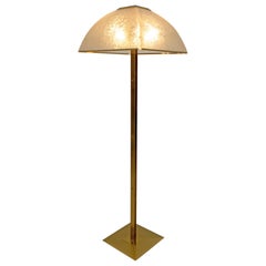 Luciano Frigerio Mid-Century Modern Italian Design Brass Floor Lamp, 1970s