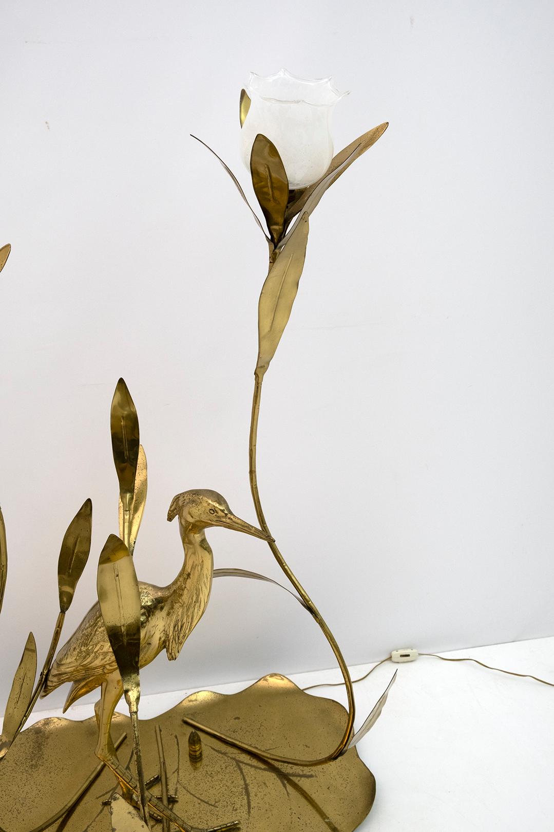 Mid-Century Modern Italian Brass Floor Lamp by Cittone Oggi, 1960s For Sale 6