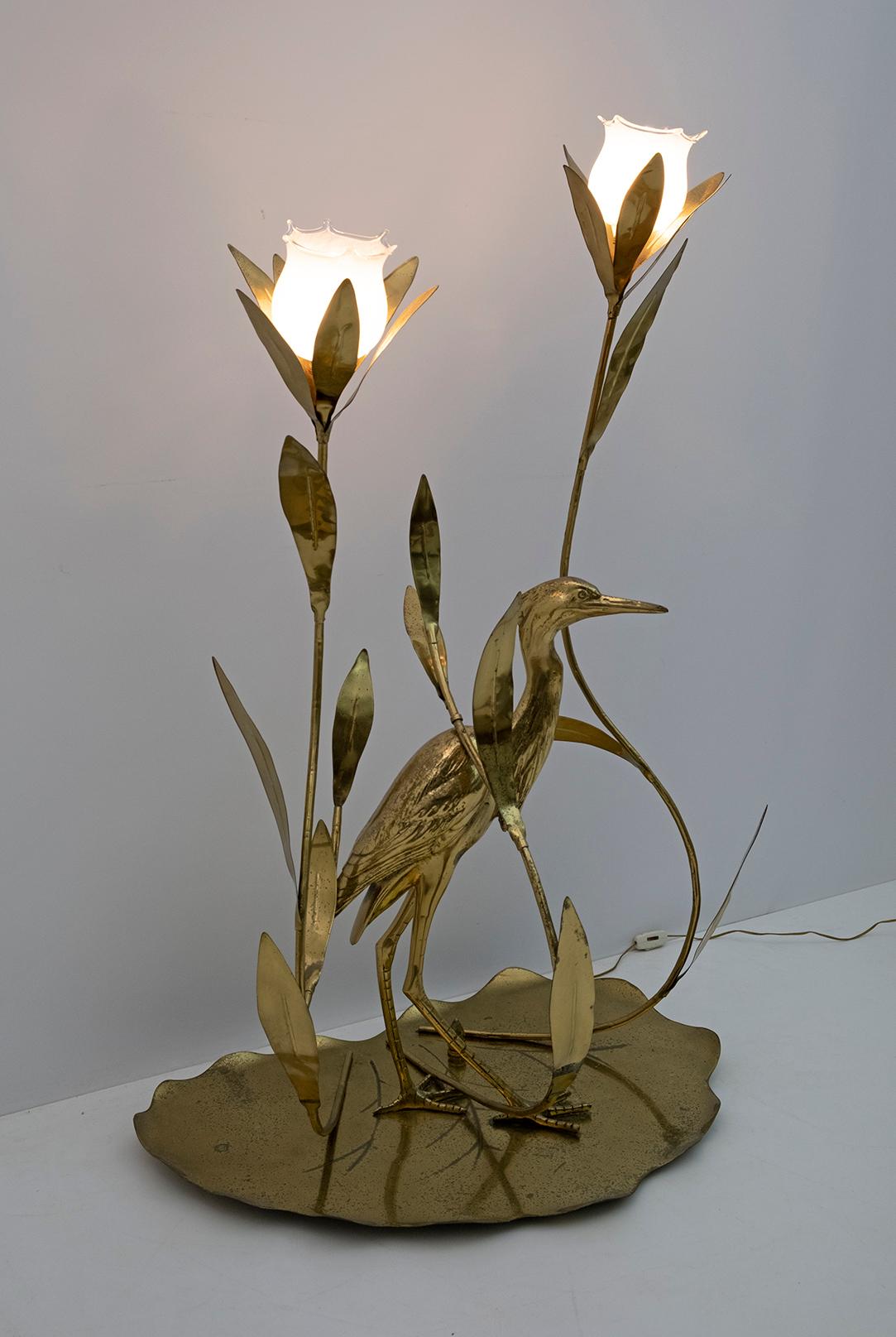 Mid-20th Century Mid-Century Modern Italian Brass Floor Lamp by Cittone Oggi, 1960s For Sale