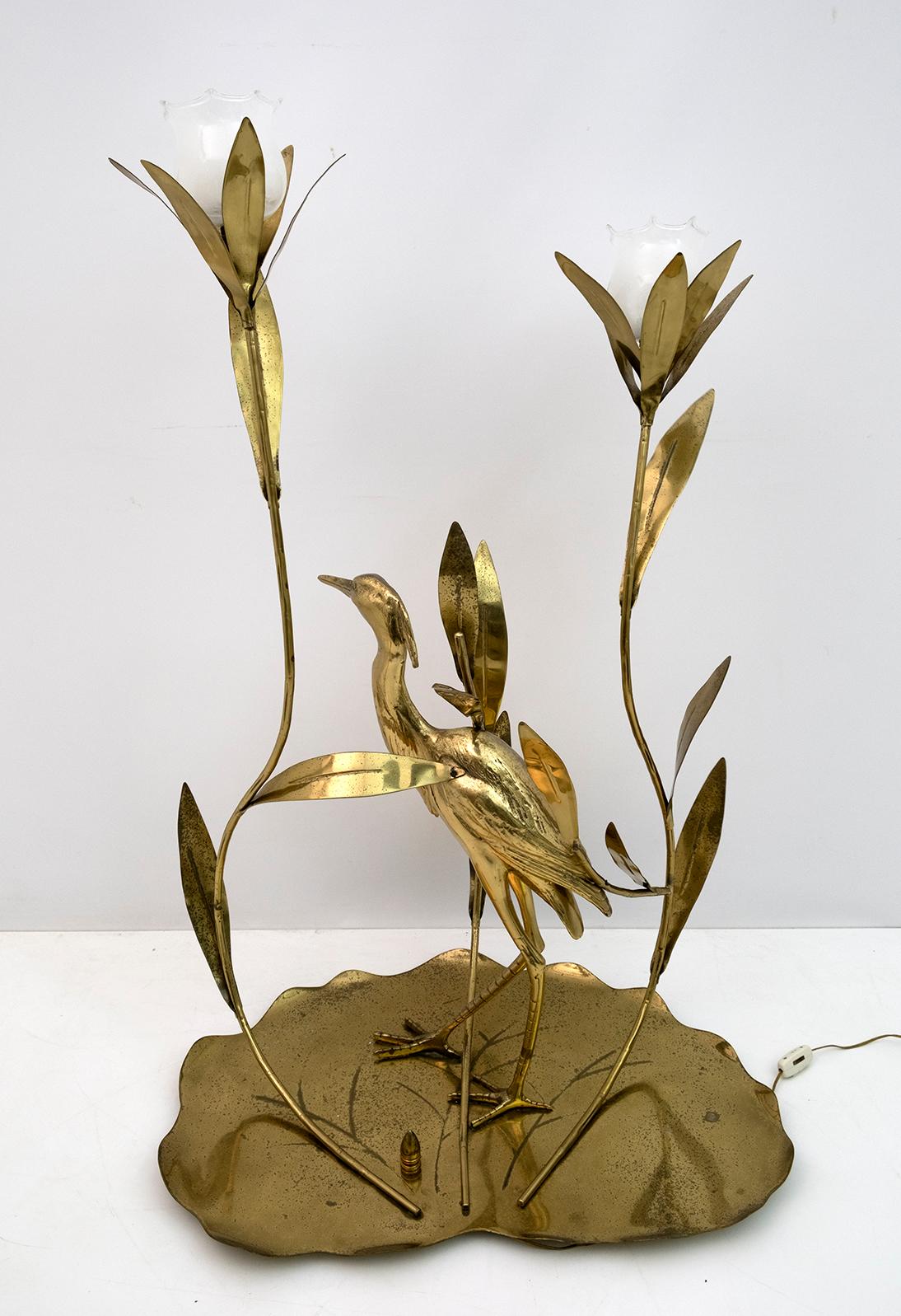 Mid-Century Modern Italian Brass Floor Lamp by Cittone Oggi, 1960s For Sale 4