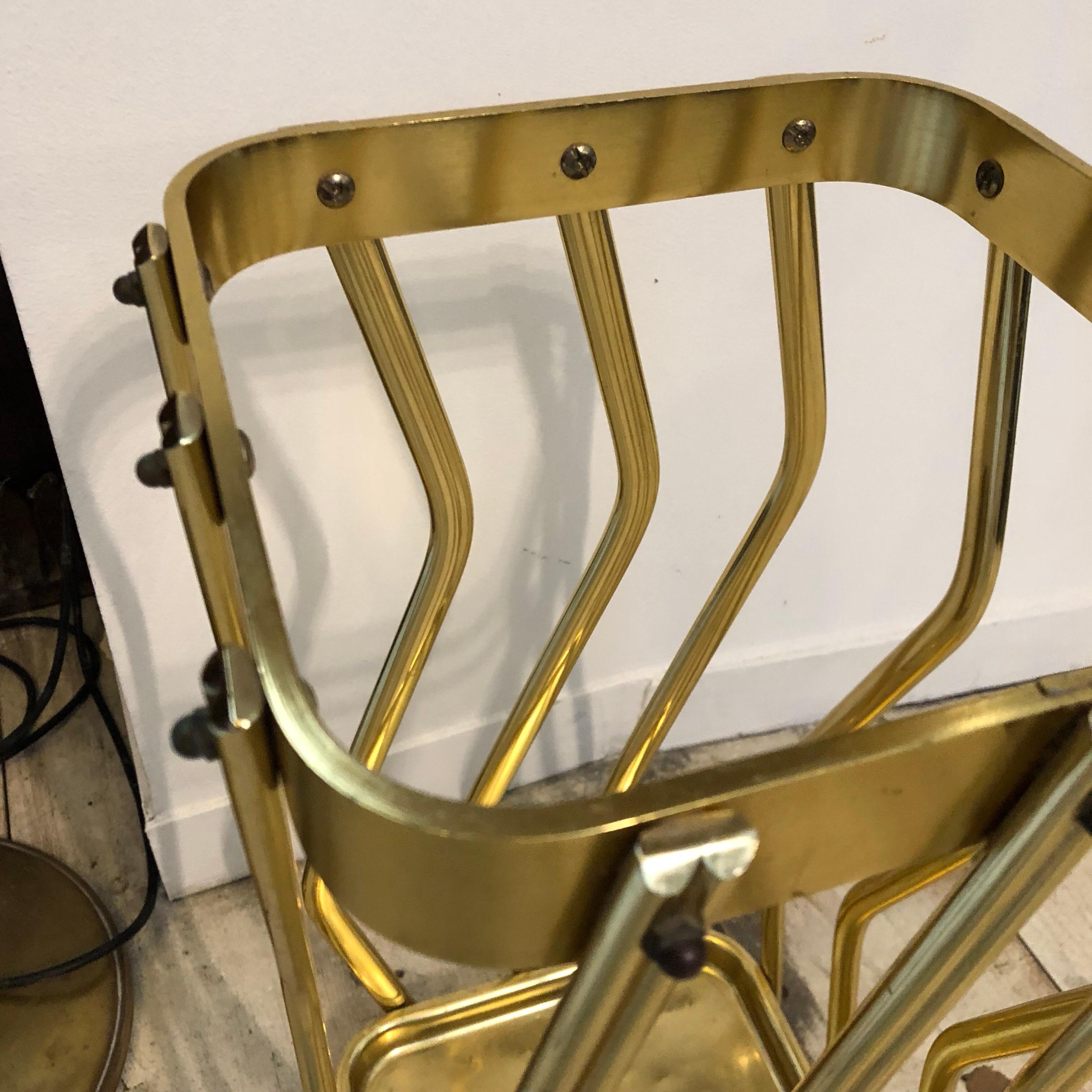 Stylish heavy brass umbrella Stand, good conditions overall.
