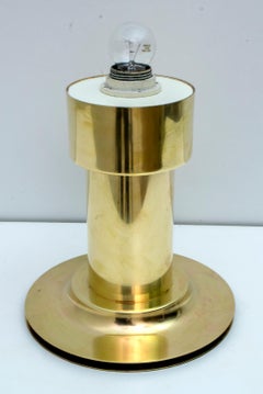 Mid-Century Modern Italian Brass Table Lamp, 1960s