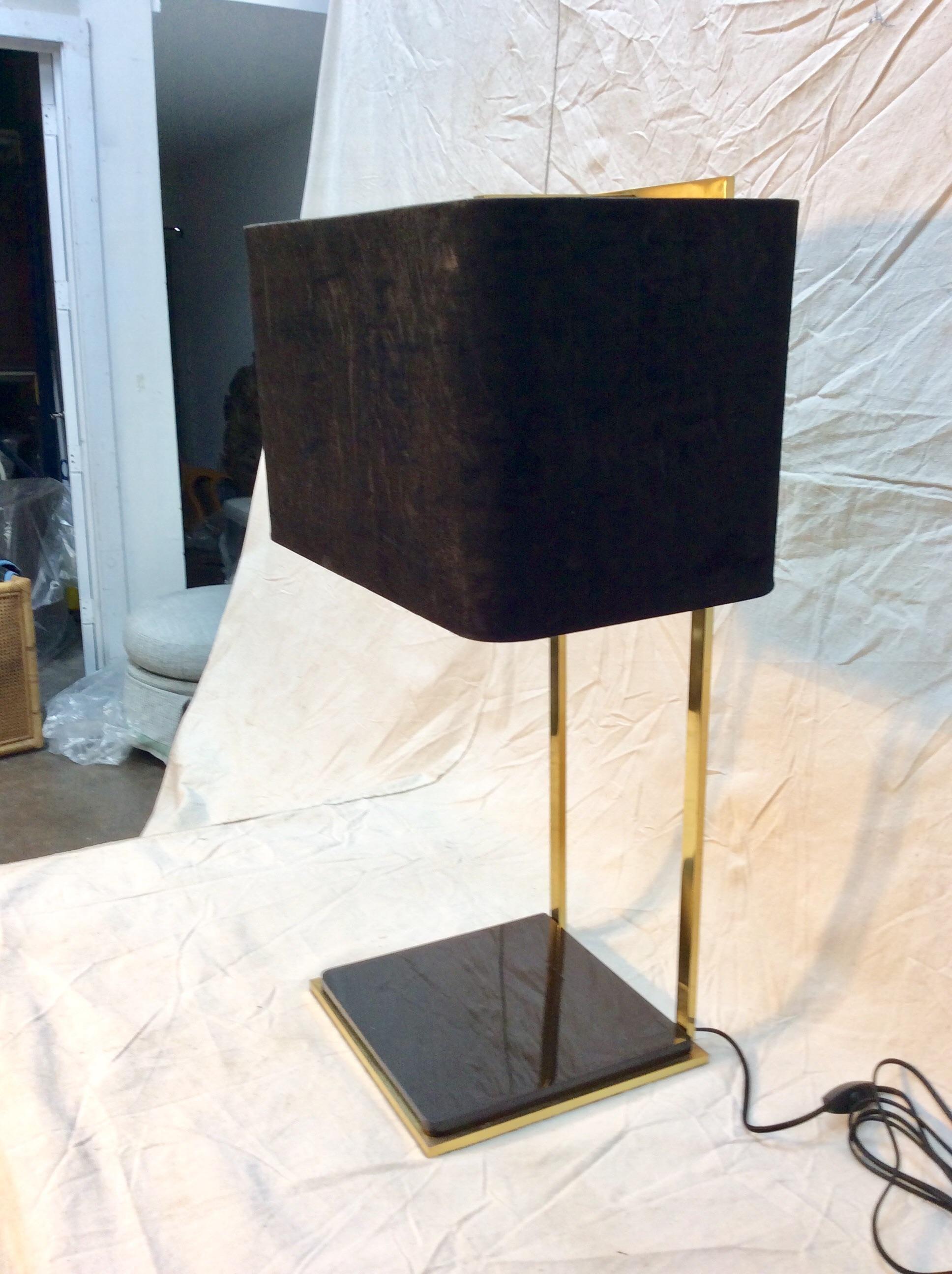 Mid-Century Modern Mid Century Modern Italian Brass Table Lamp For Sale