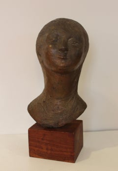 Escultura de bronce italiana moderna de mediados de siglo de Pino Conte