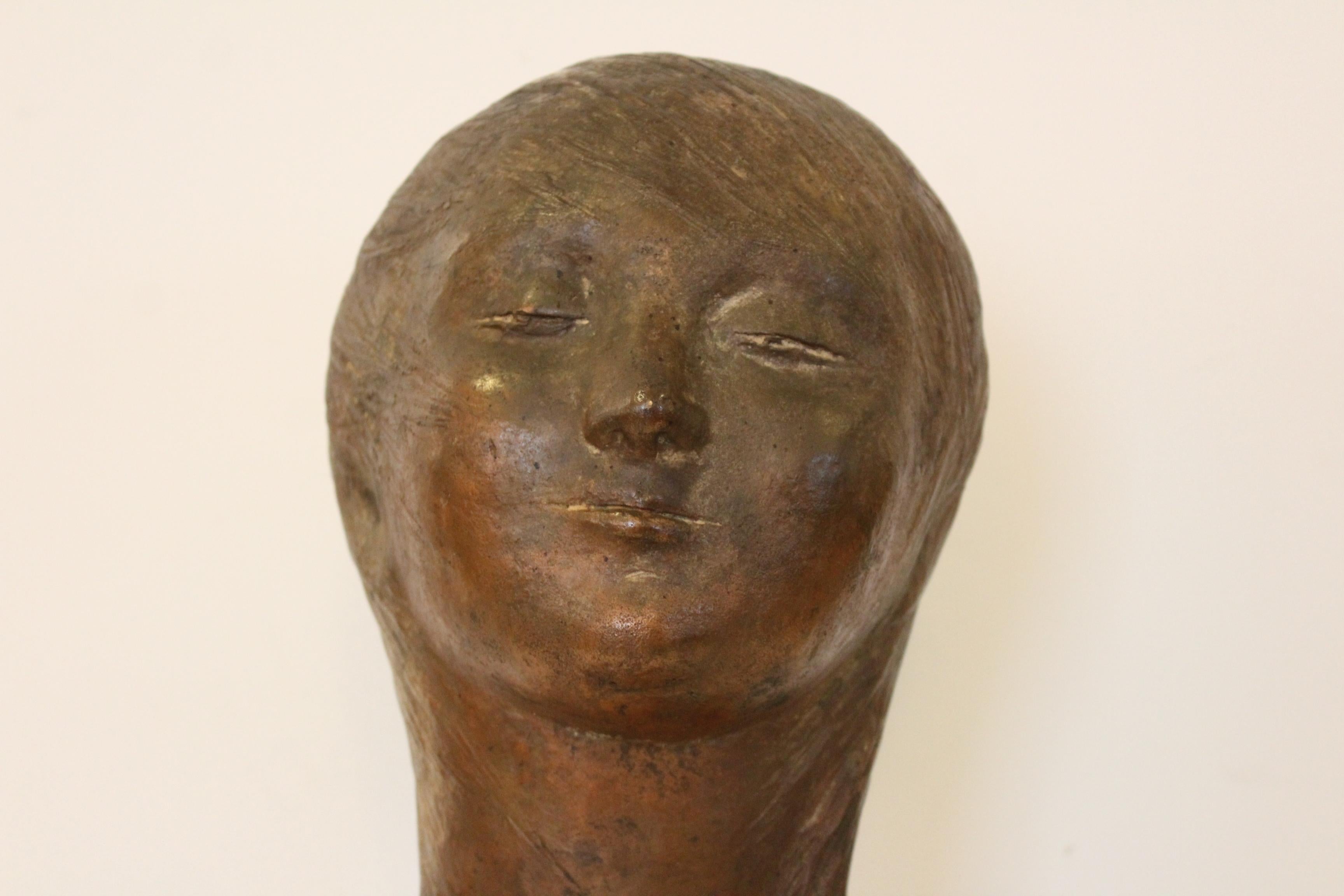 Mid-Century Modern Italian Bronze Sculpture by Pino Conte In Good Condition For Sale In New York, NY