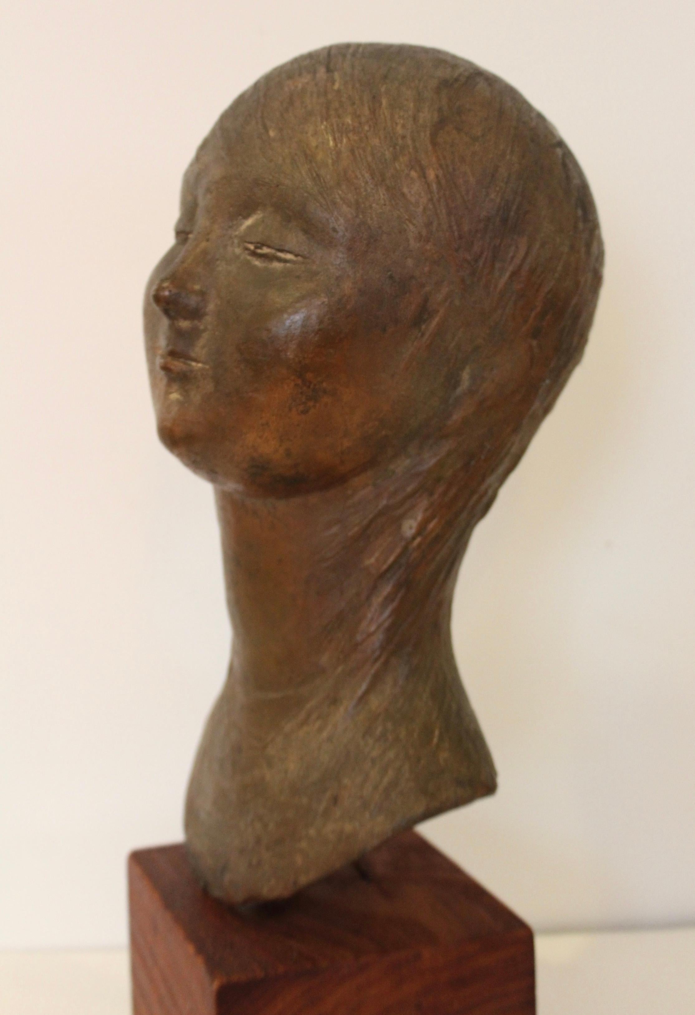 Escultura de bronce italiana moderna de mediados de siglo de Pino Conte Bronce en venta