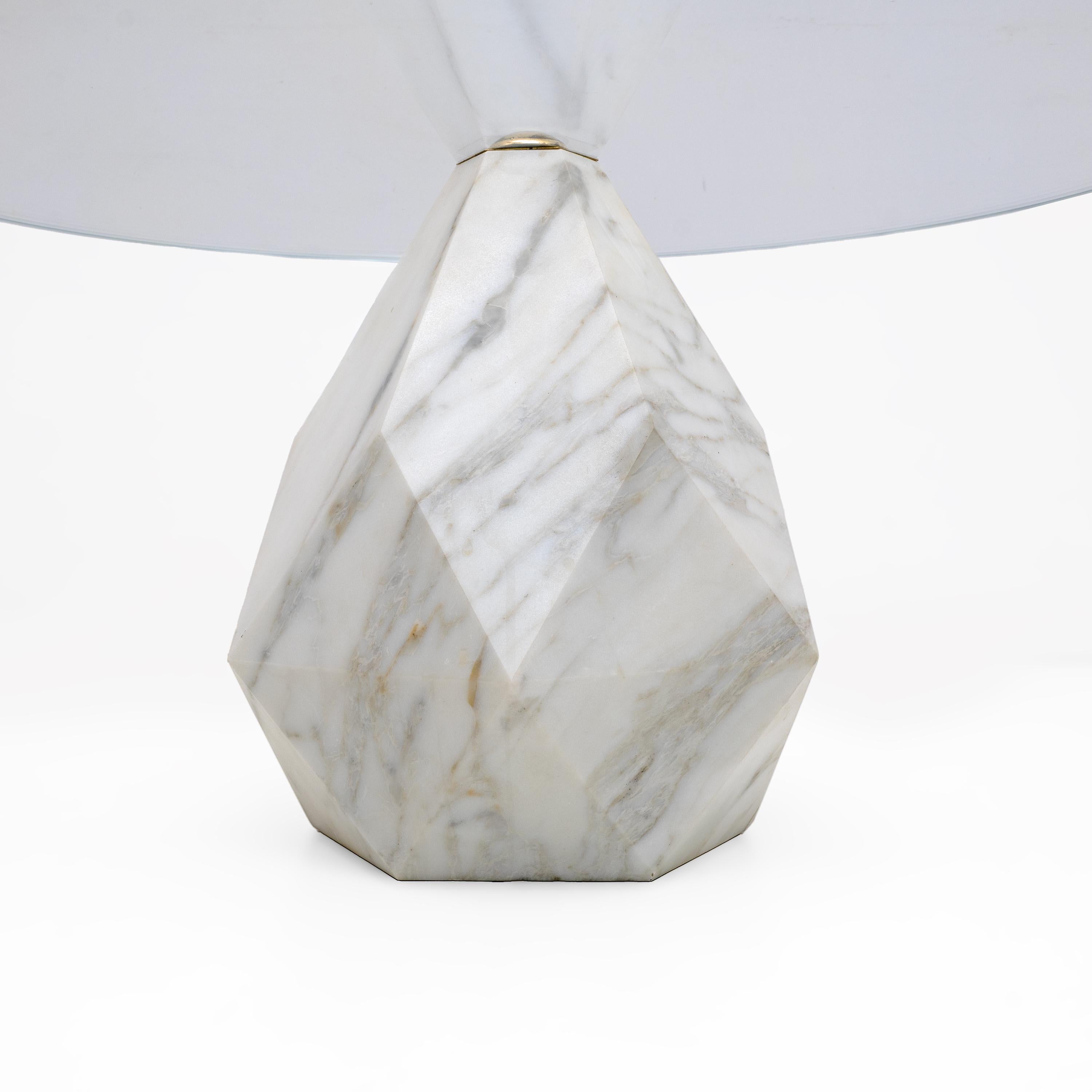 Mid Century Modern Italian Carrara Marble Coffee Table, 1970s, Two Available For Sale 1