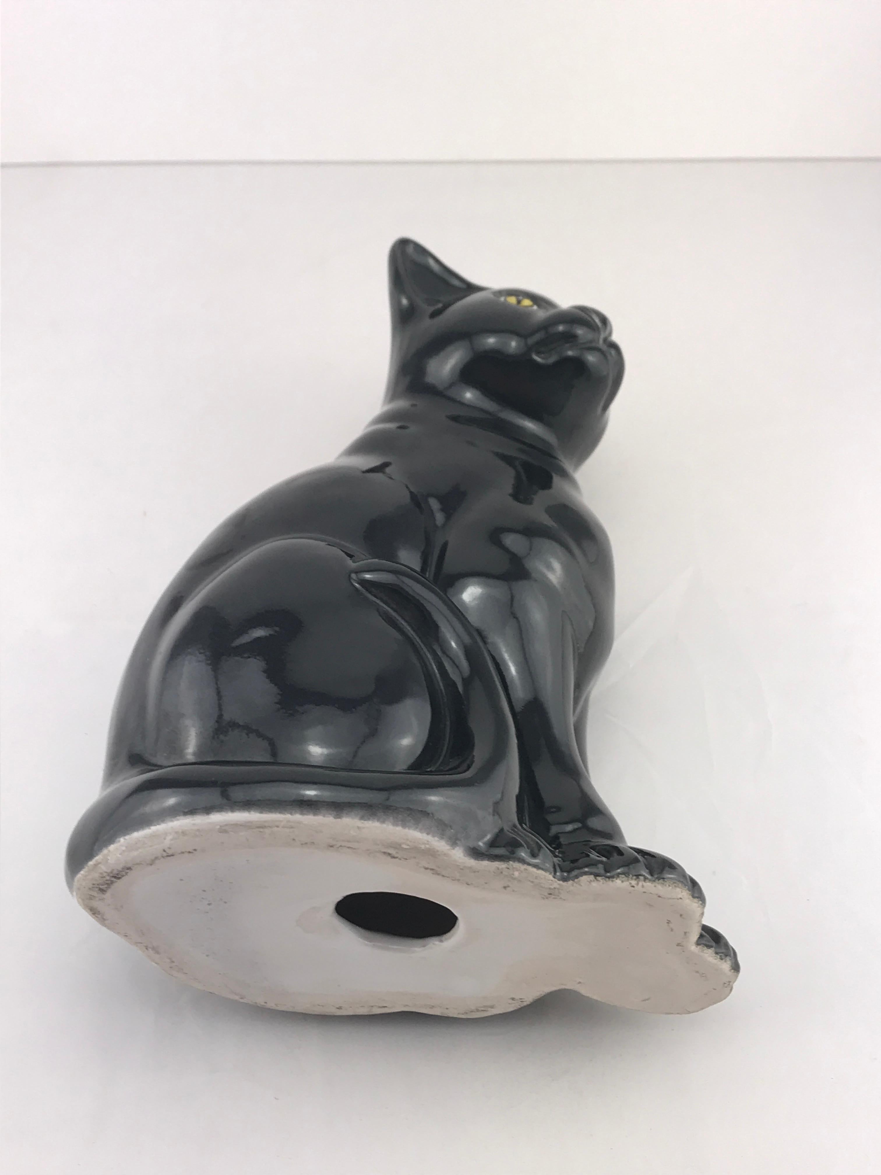 black cat pottery